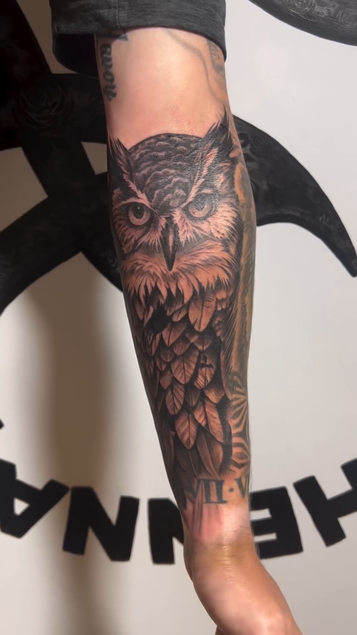 Tattoo by @lynk.art — realism, black_and_grey