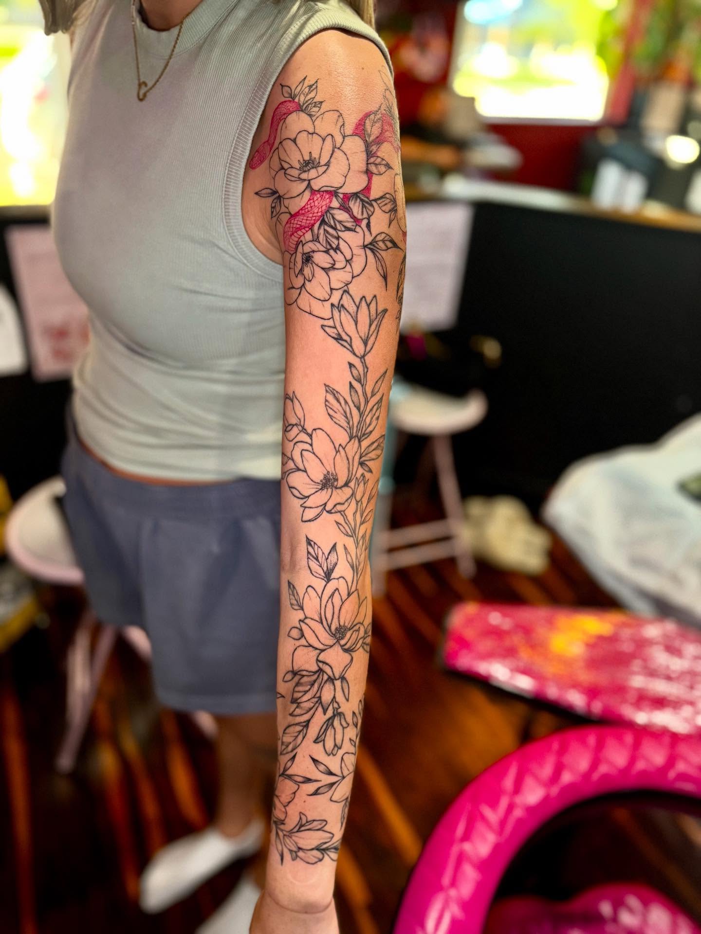 Tattoo by @boogaharts — black_and_grey