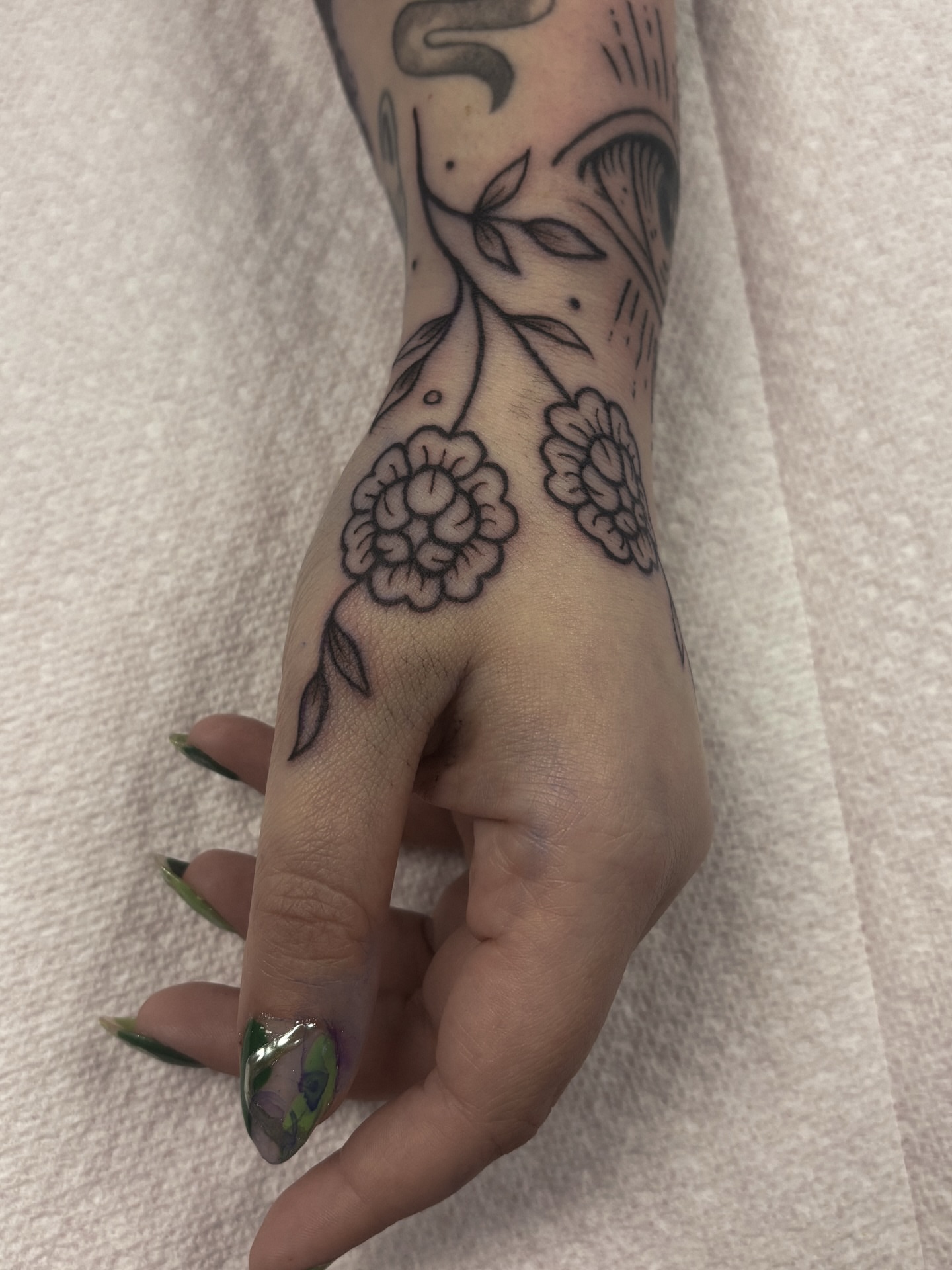 Tattoo by @smellsrotten — black_and_grey