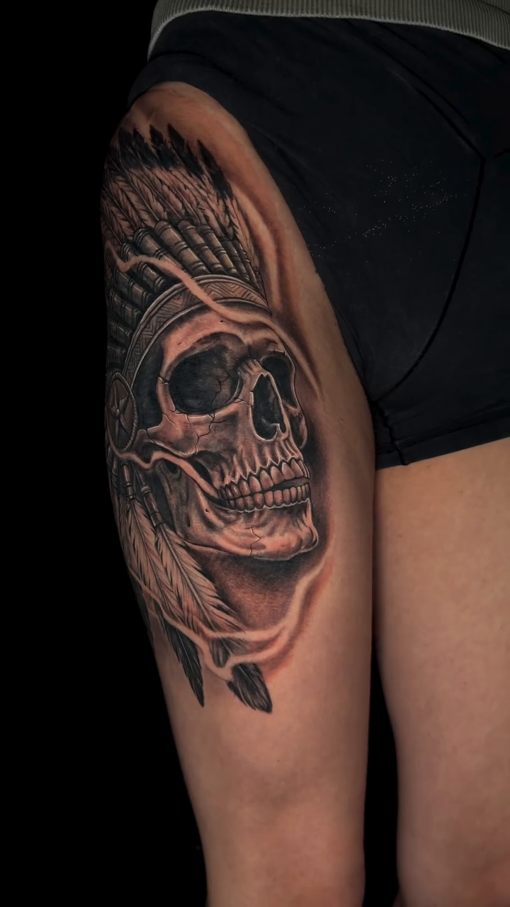 Tattoo by @jaycunliffe — black_and_grey, realism