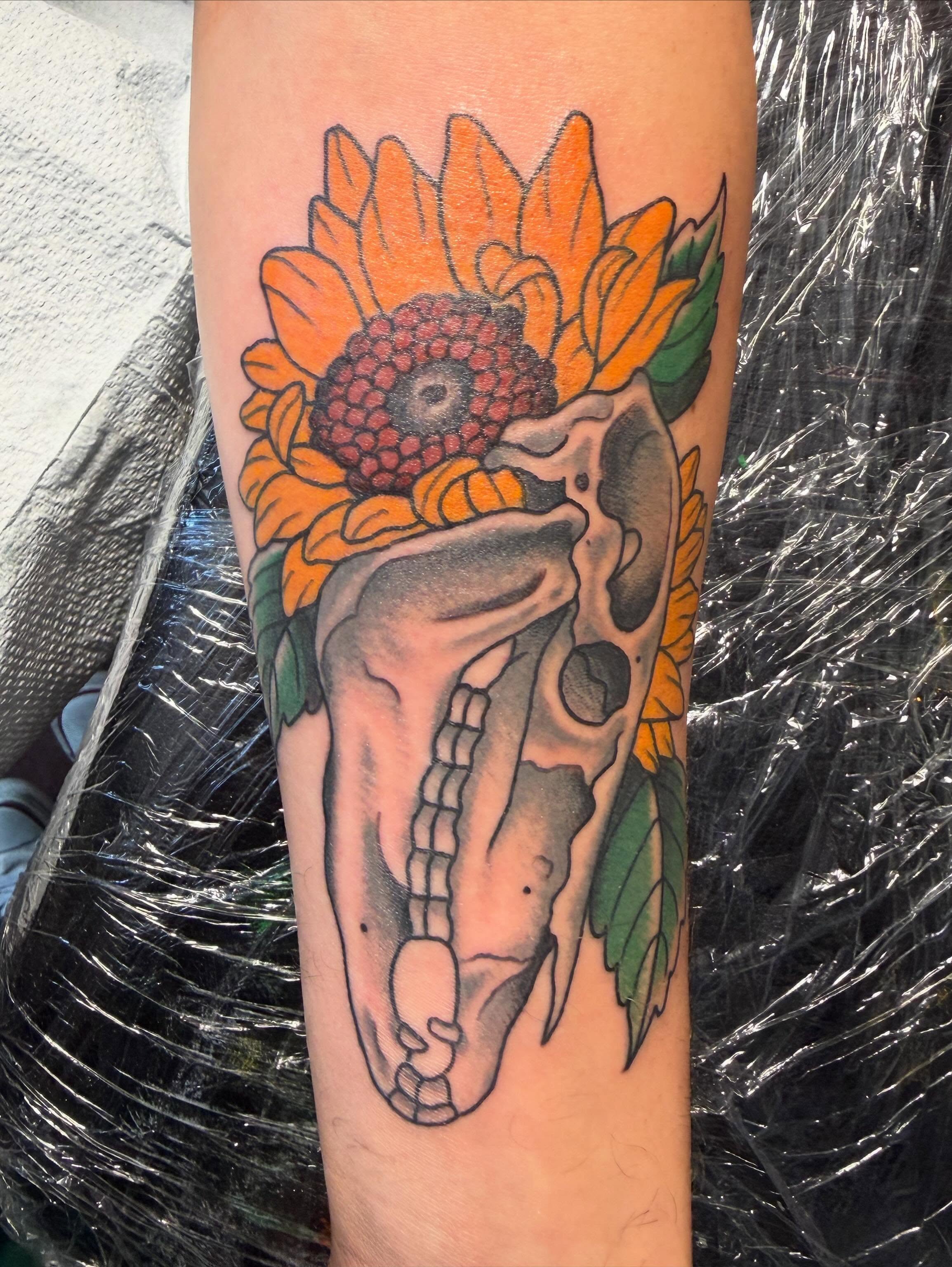 Tattoo by @spencerecoco — american_traditional, dotwork