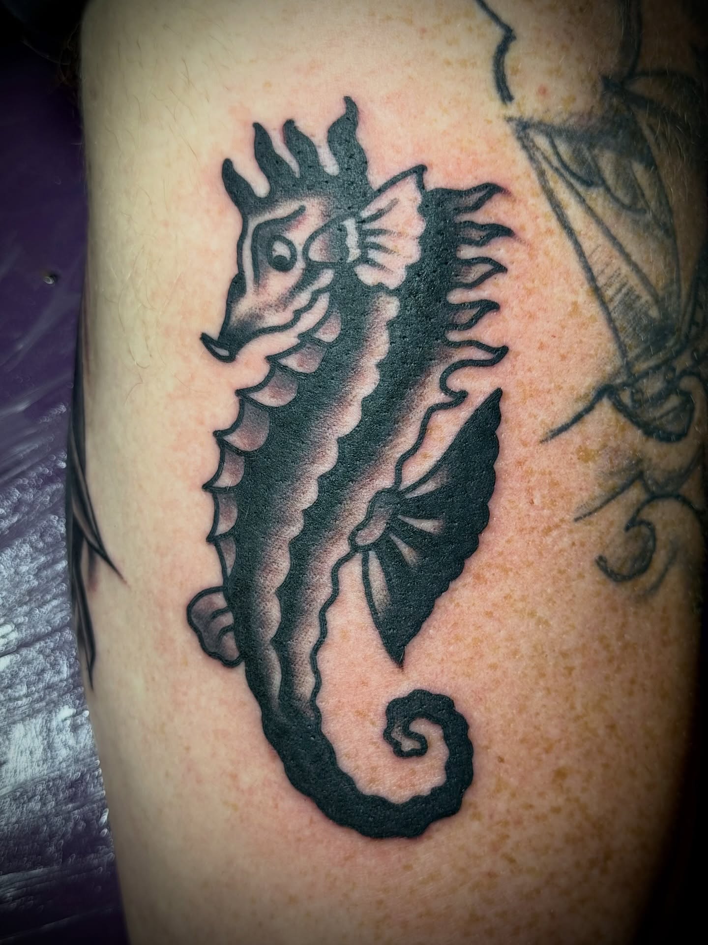 Tattoo by @chuckderek_ — american_traditional, black_and_grey