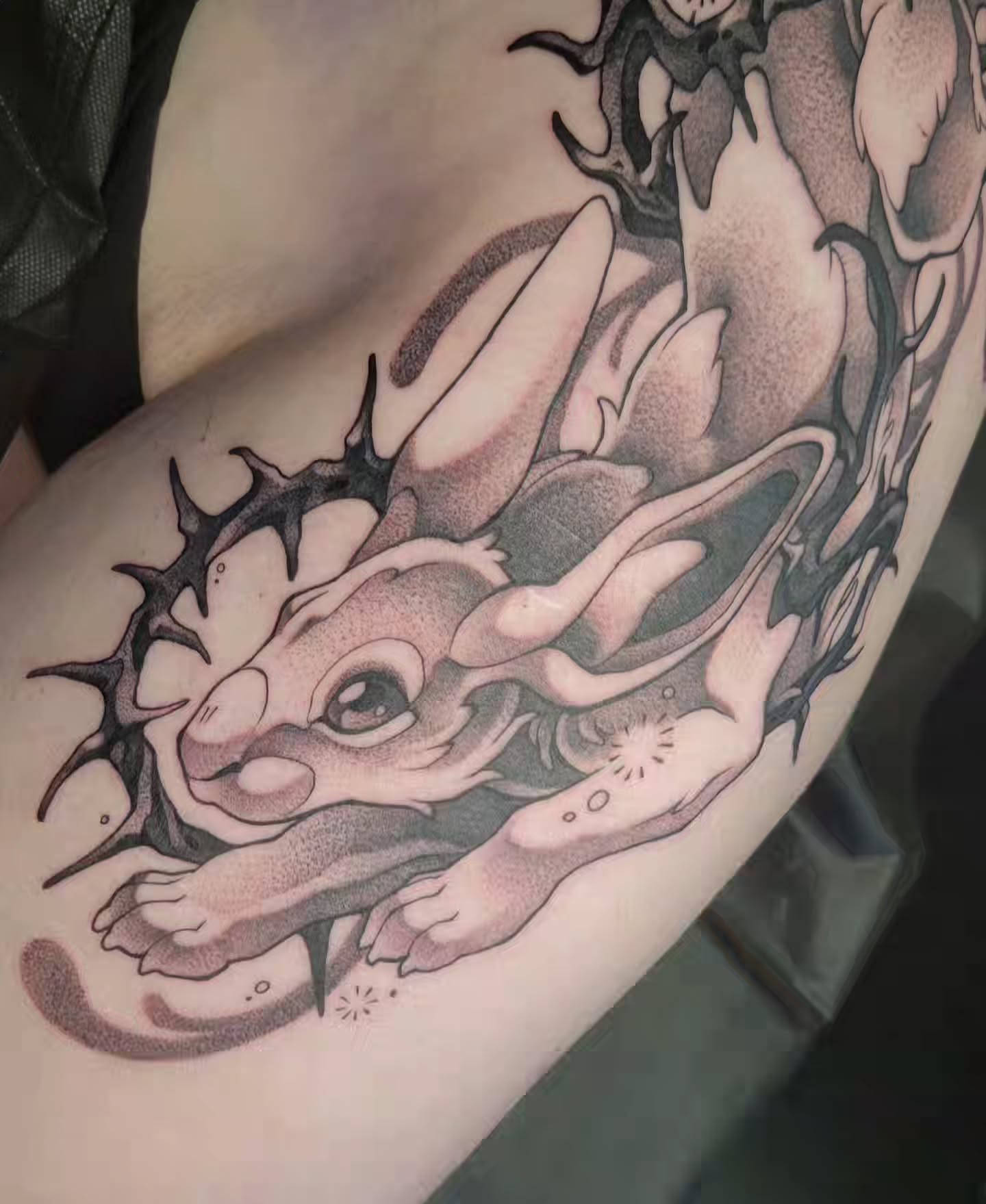 Tattoo by @jaystor.ink — black_and_grey