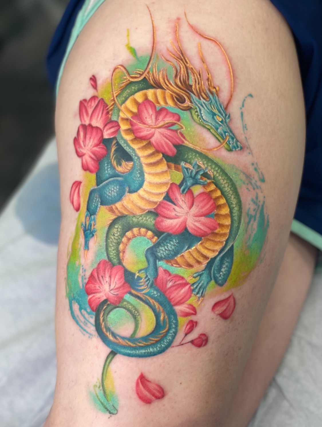 Tattoo by @itsbrittanybeitch — new_school, watercolor