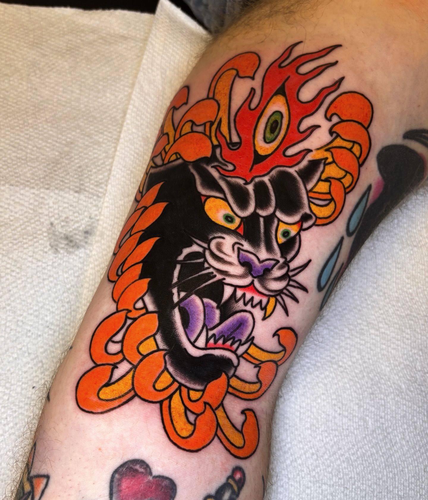 Tattoo by @trevorklohrtattoos — american_traditional, new_school