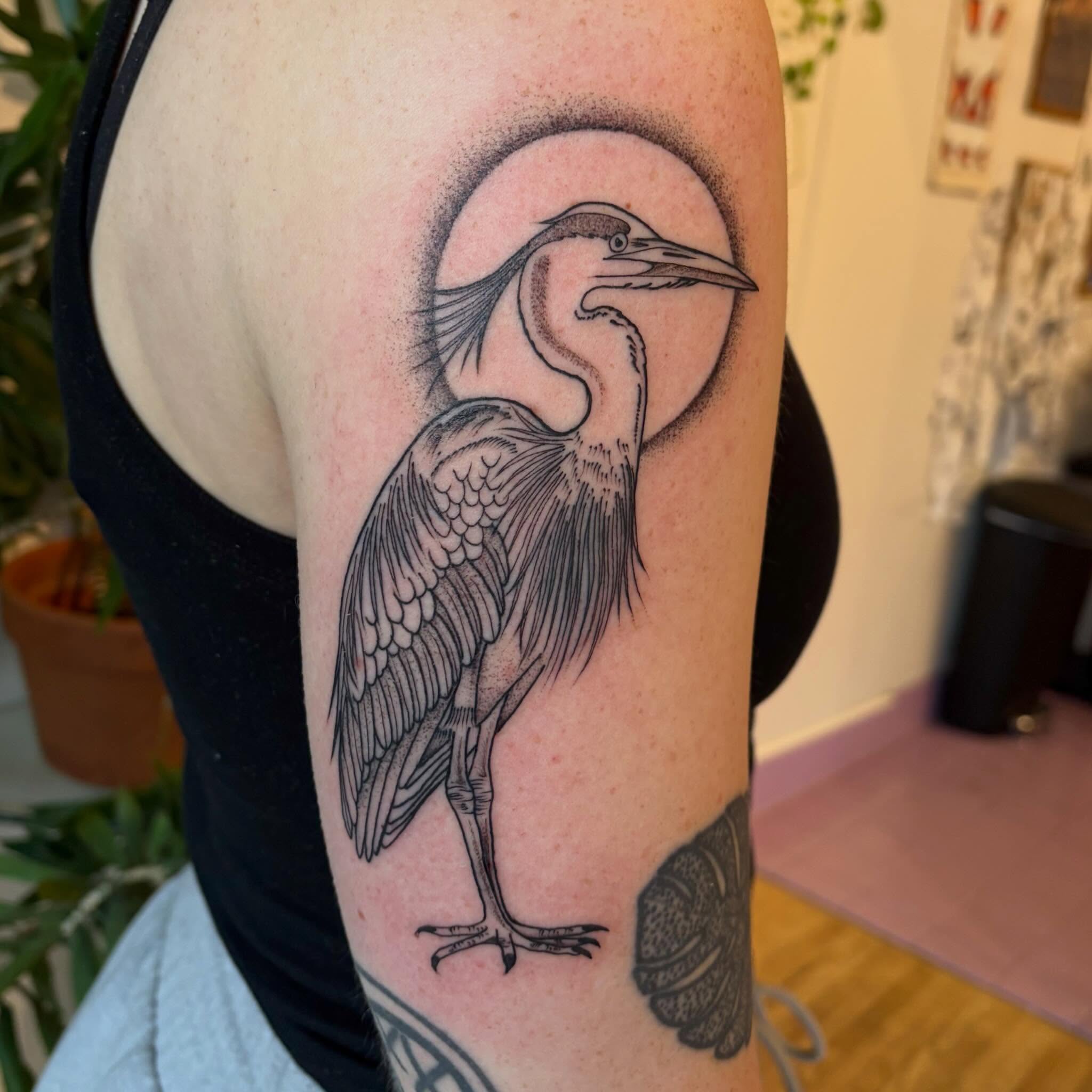 Tattoo by @alliemoontattoo — dotwork