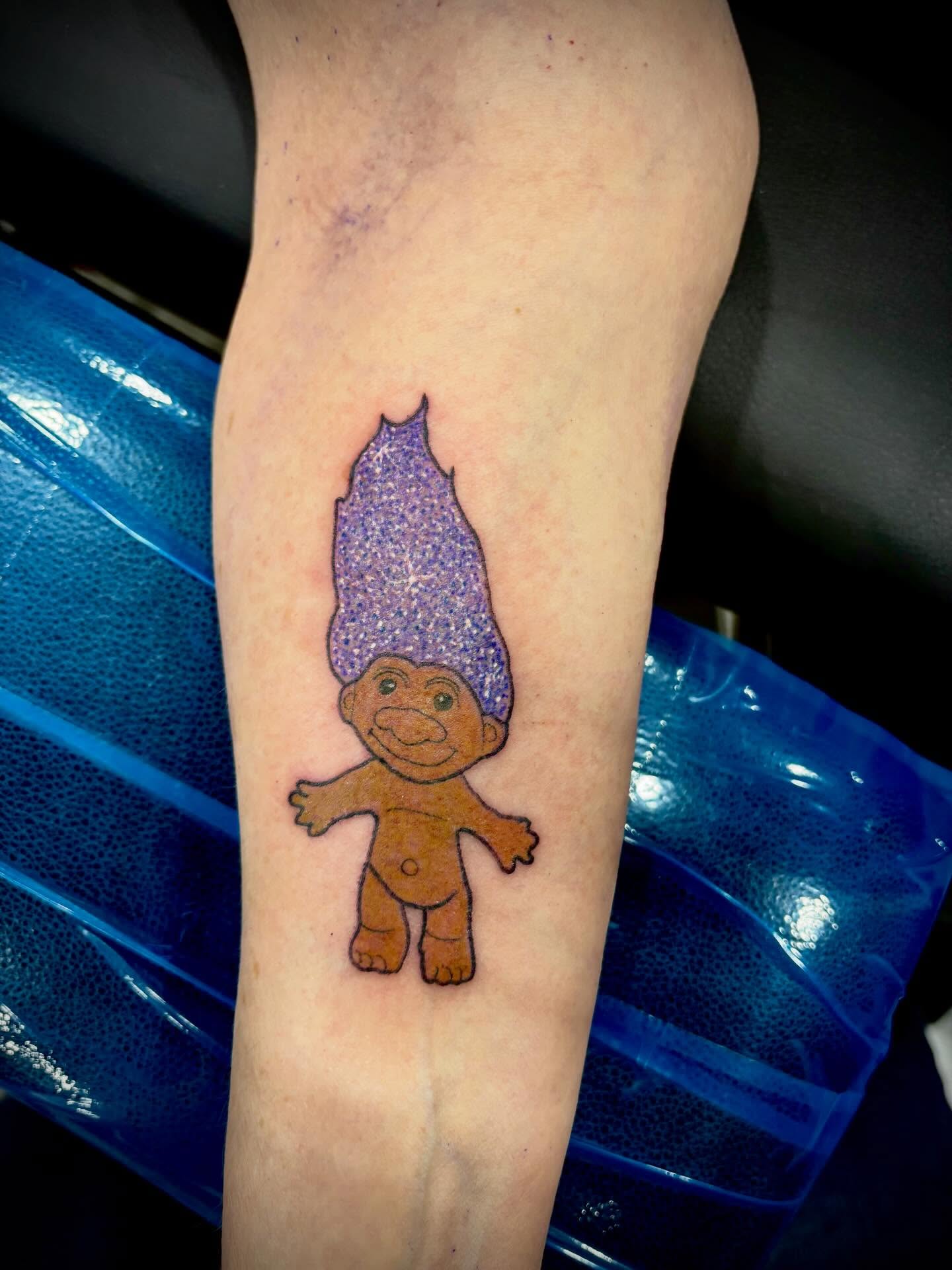 Tattoo by @inkcrediblenerd — dotwork