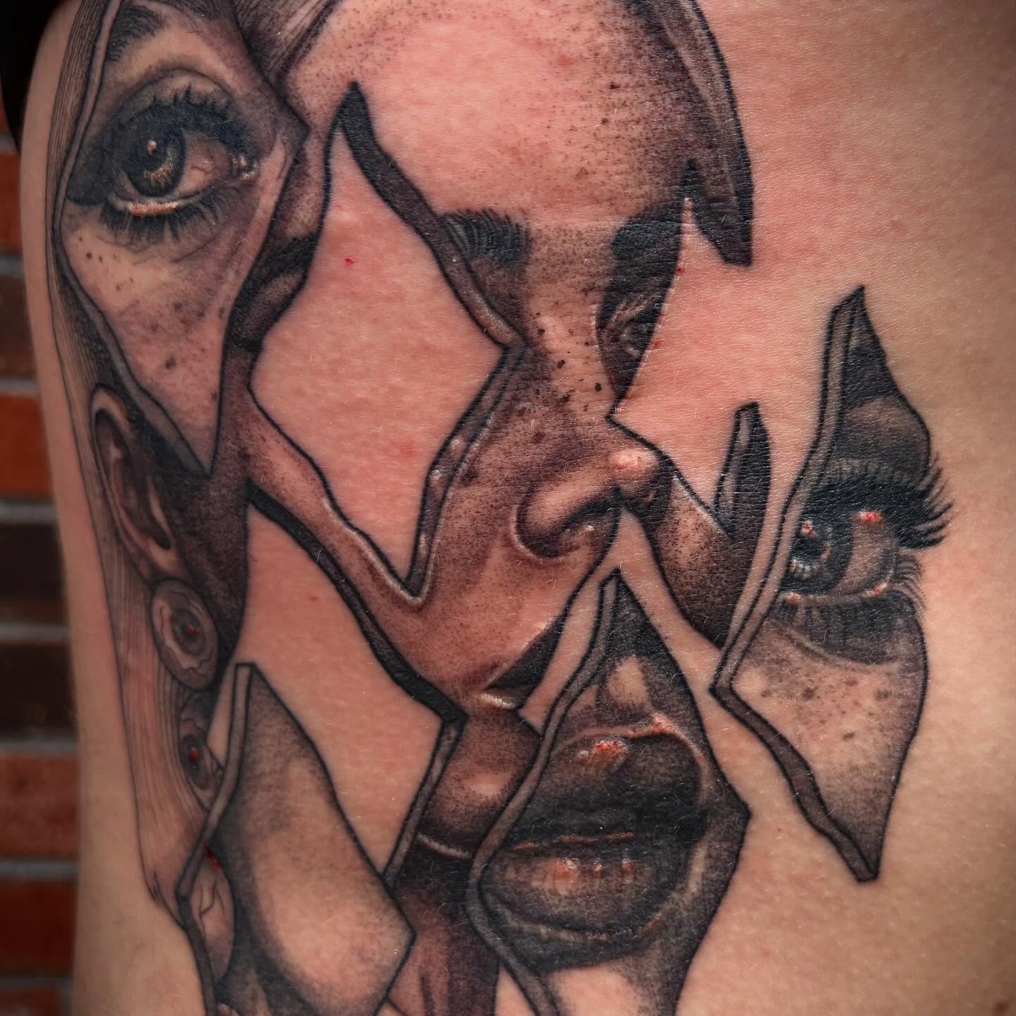 Tattoo by @tattoosbyemilyfalkowski — black_and_grey, geometric