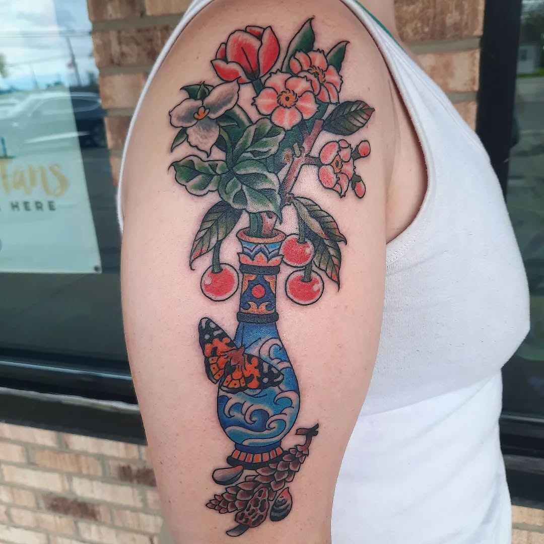 Tattoo by @k8carley_tattoos — neo_traditional, realism