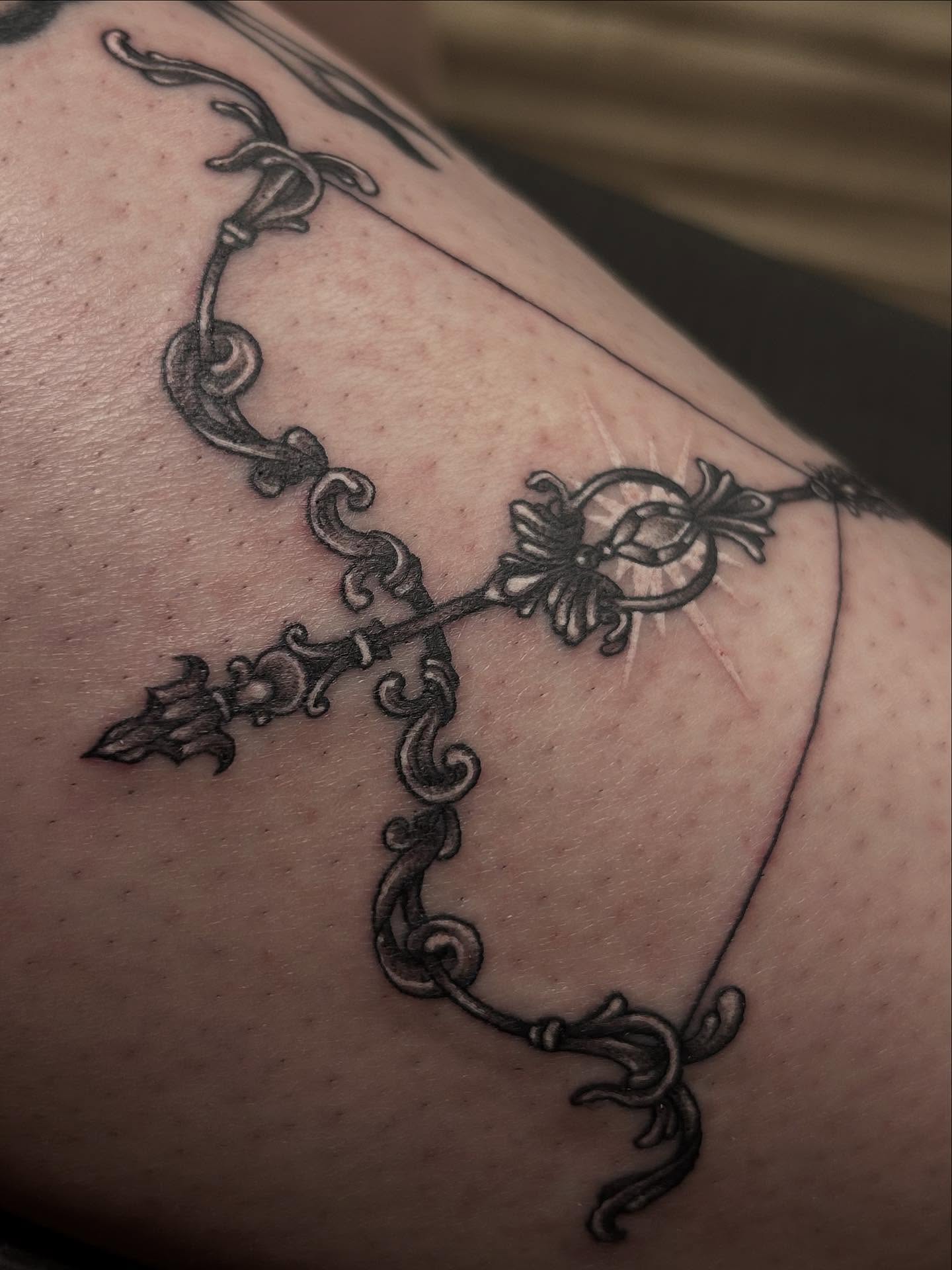 Tattoo by @stonyh4wk — black_and_grey