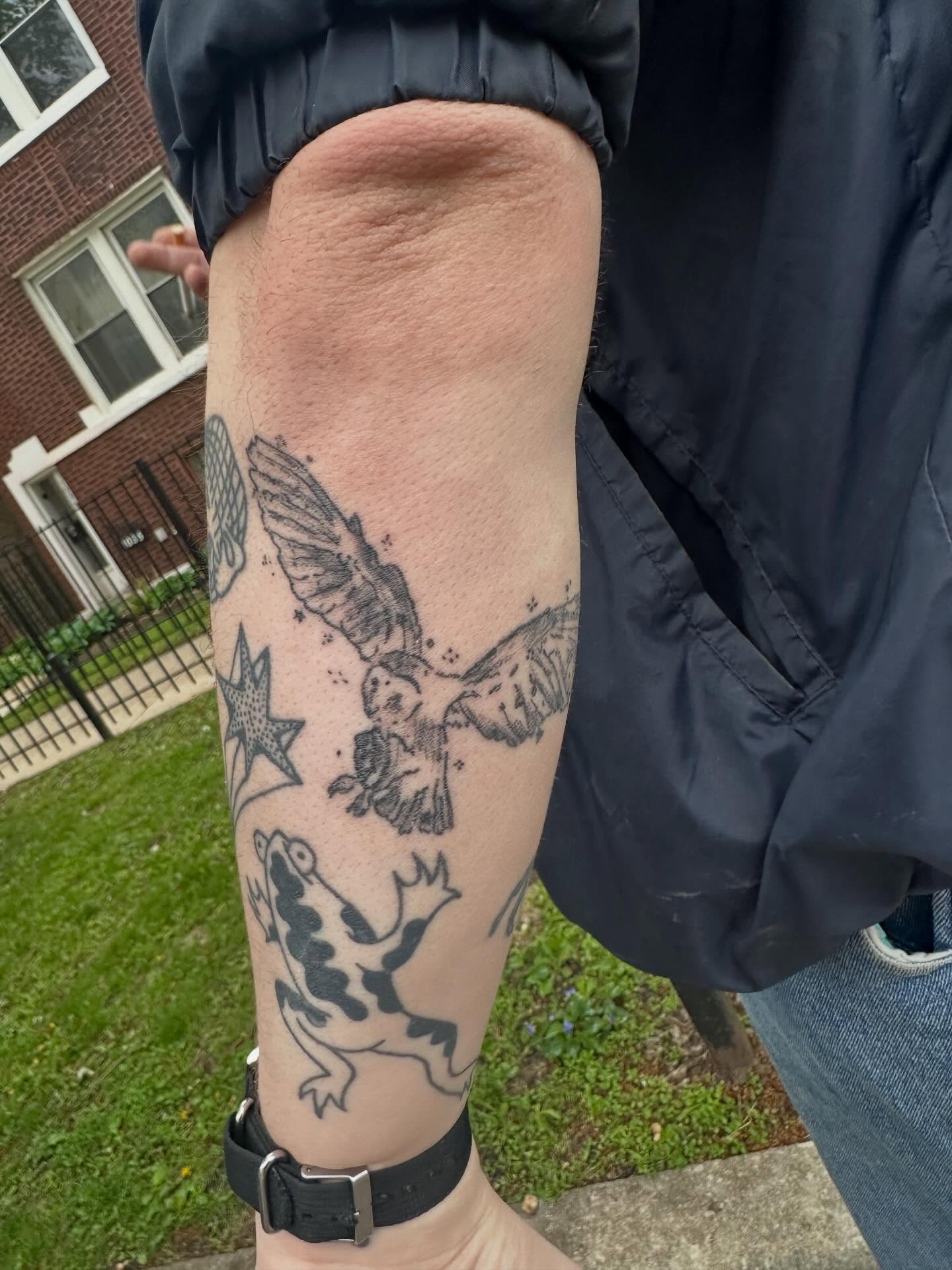 Tattoo by @coloredpencilgrl — black_and_grey
