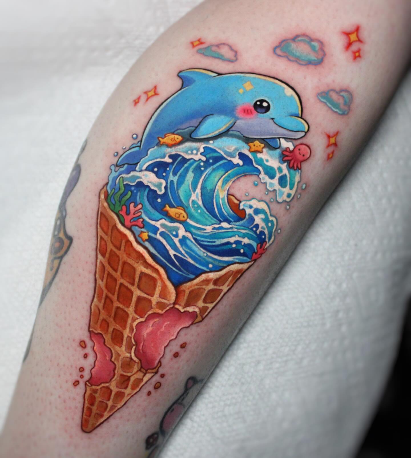 Tattoo by @kathleensanders — new_school, illustrative