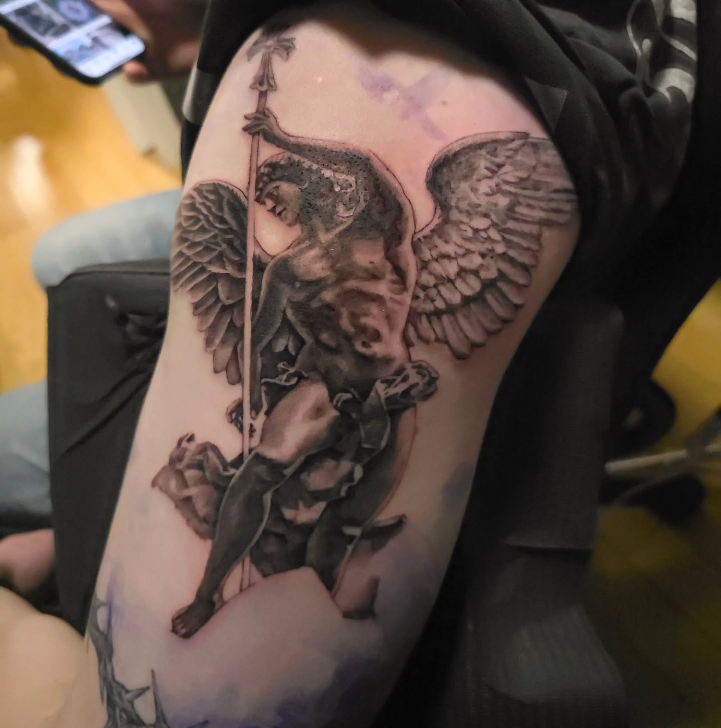 Tattoo by @soopool_tattoo — black_and_grey, realism