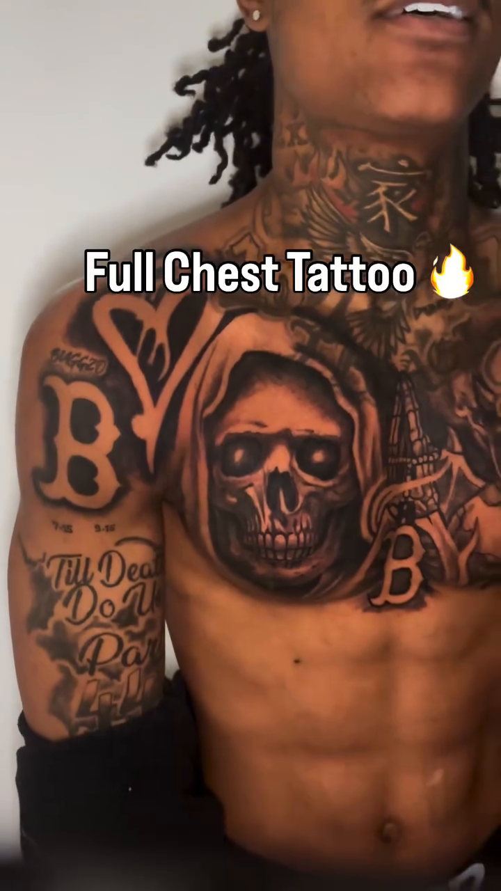 Tattoo by @teeski_ink — black_and_grey, realism