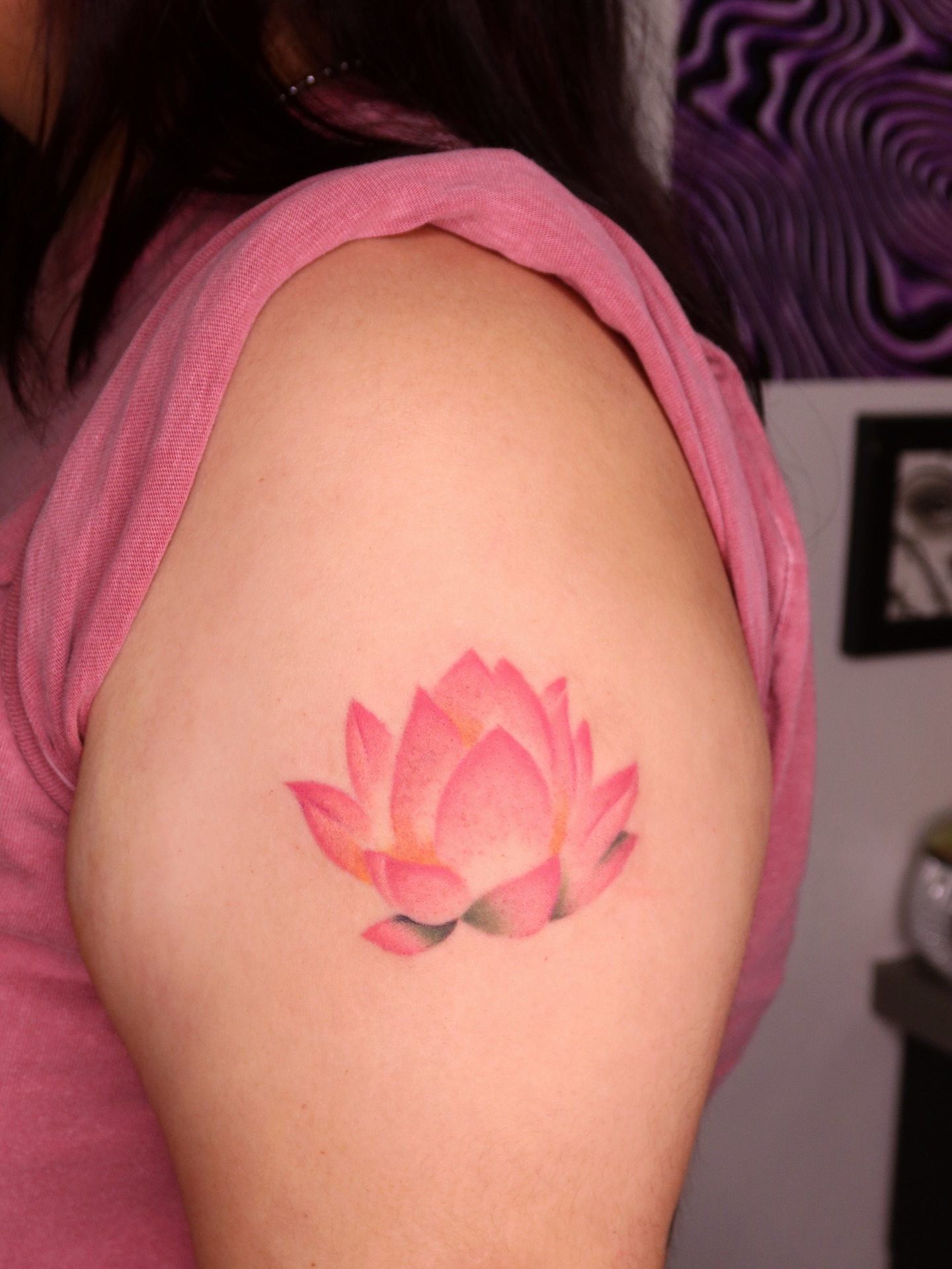 Tattoo by @lexgetink — watercolor