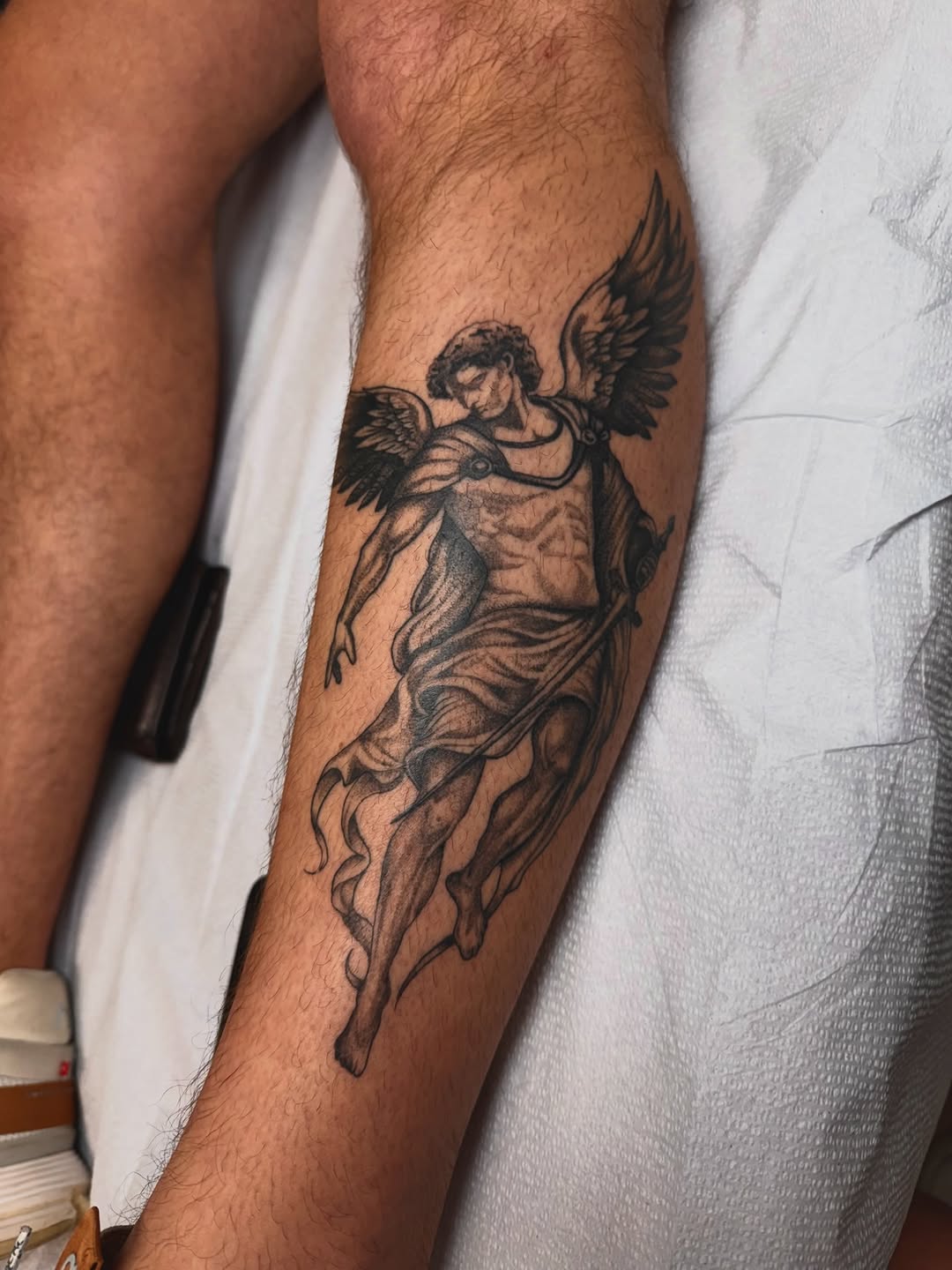 Tattoo by @ems__tattooing — black_and_grey, realism
