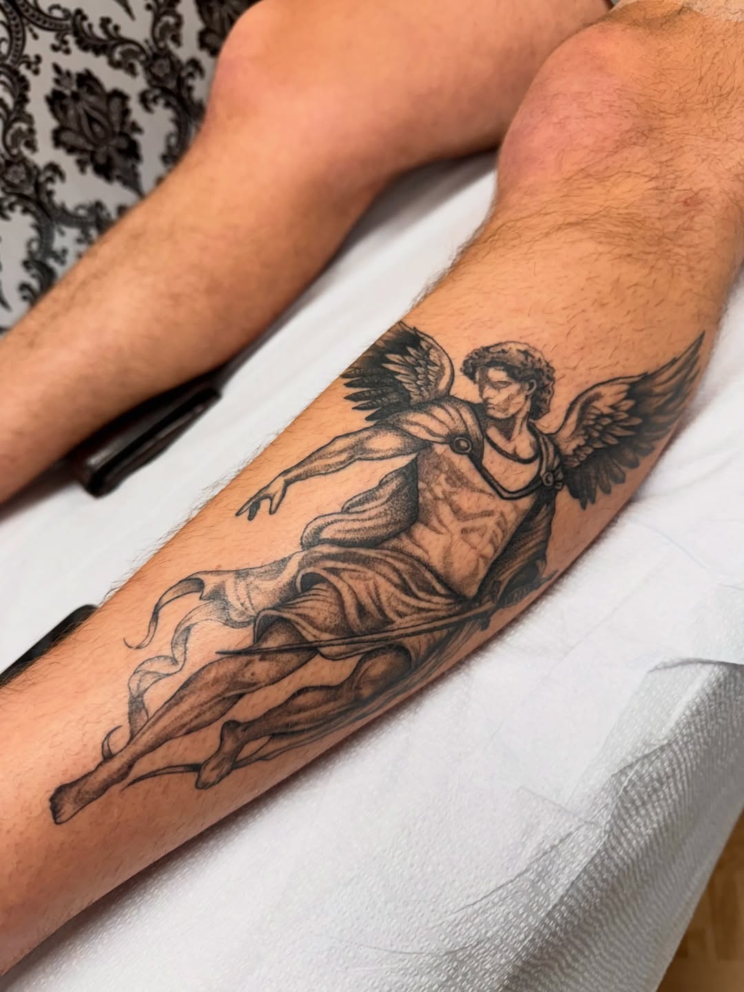 Tattoo by @ems__tattooing — realism, black_and_grey