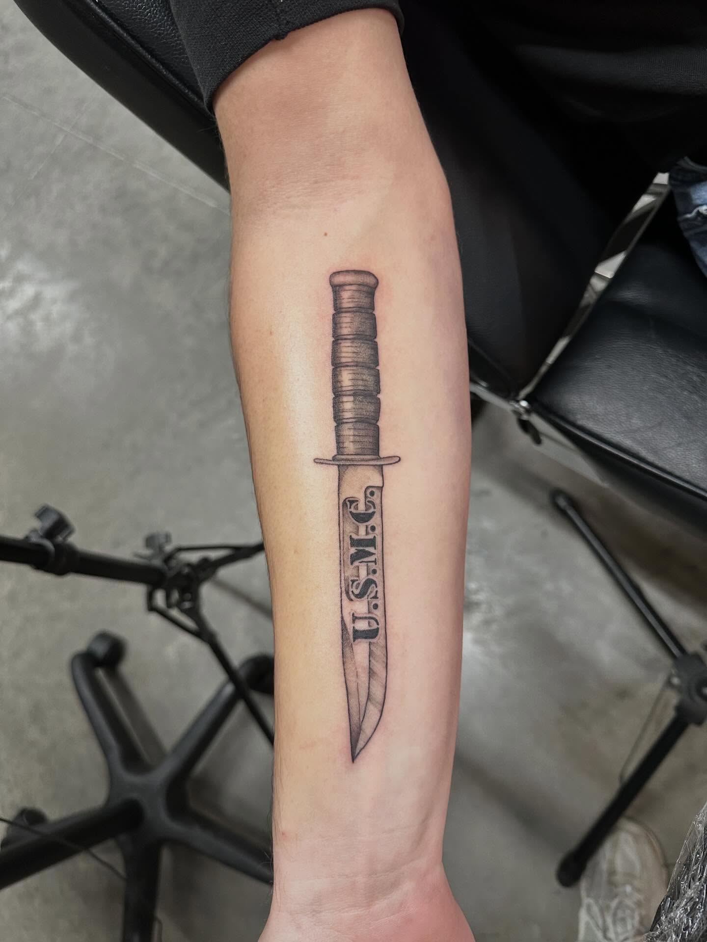 Tattoo by @gwt_artworks — black_and_grey