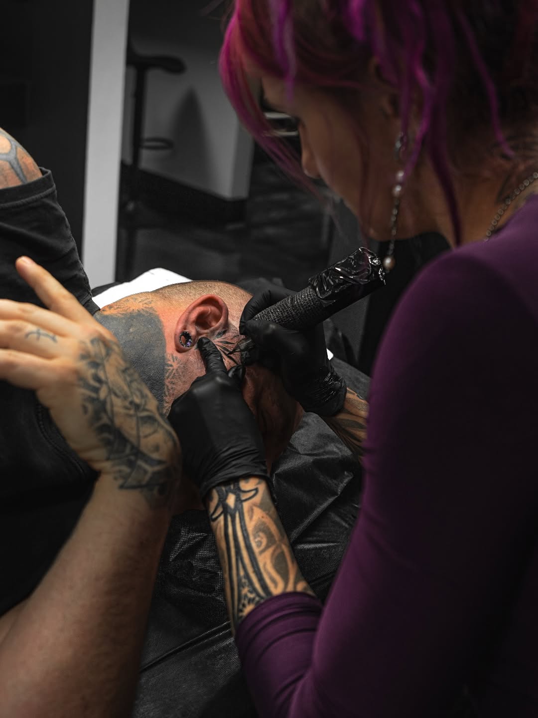 Tattoo by @nairadots — blackwork, tribal
