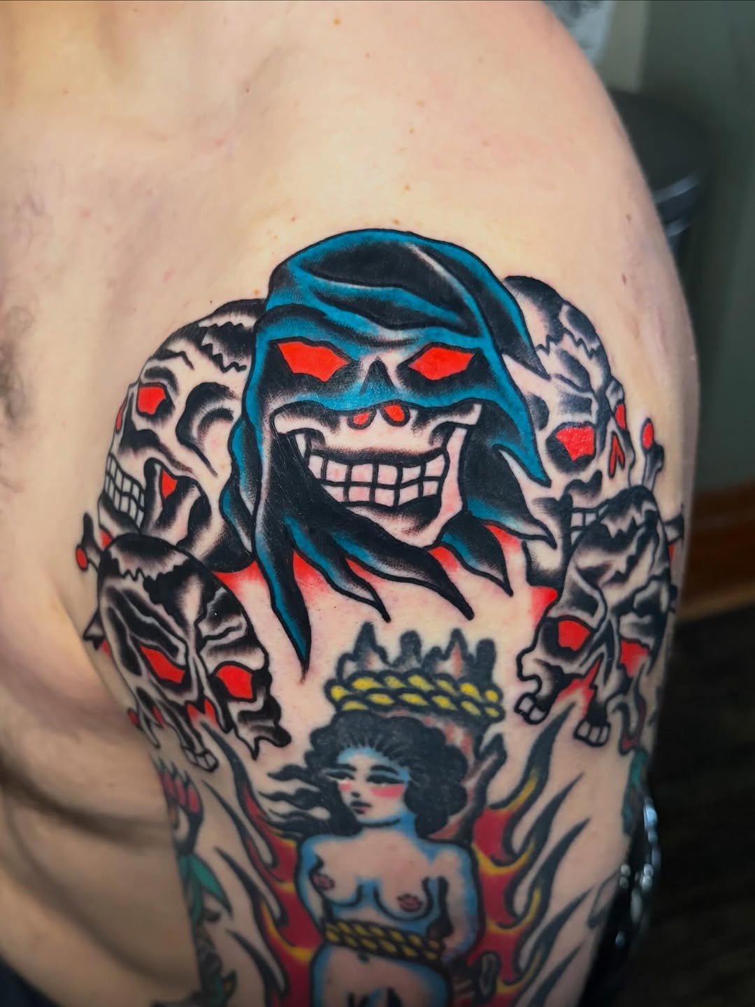 Tattoo by @davidarmacost โ american_traditional