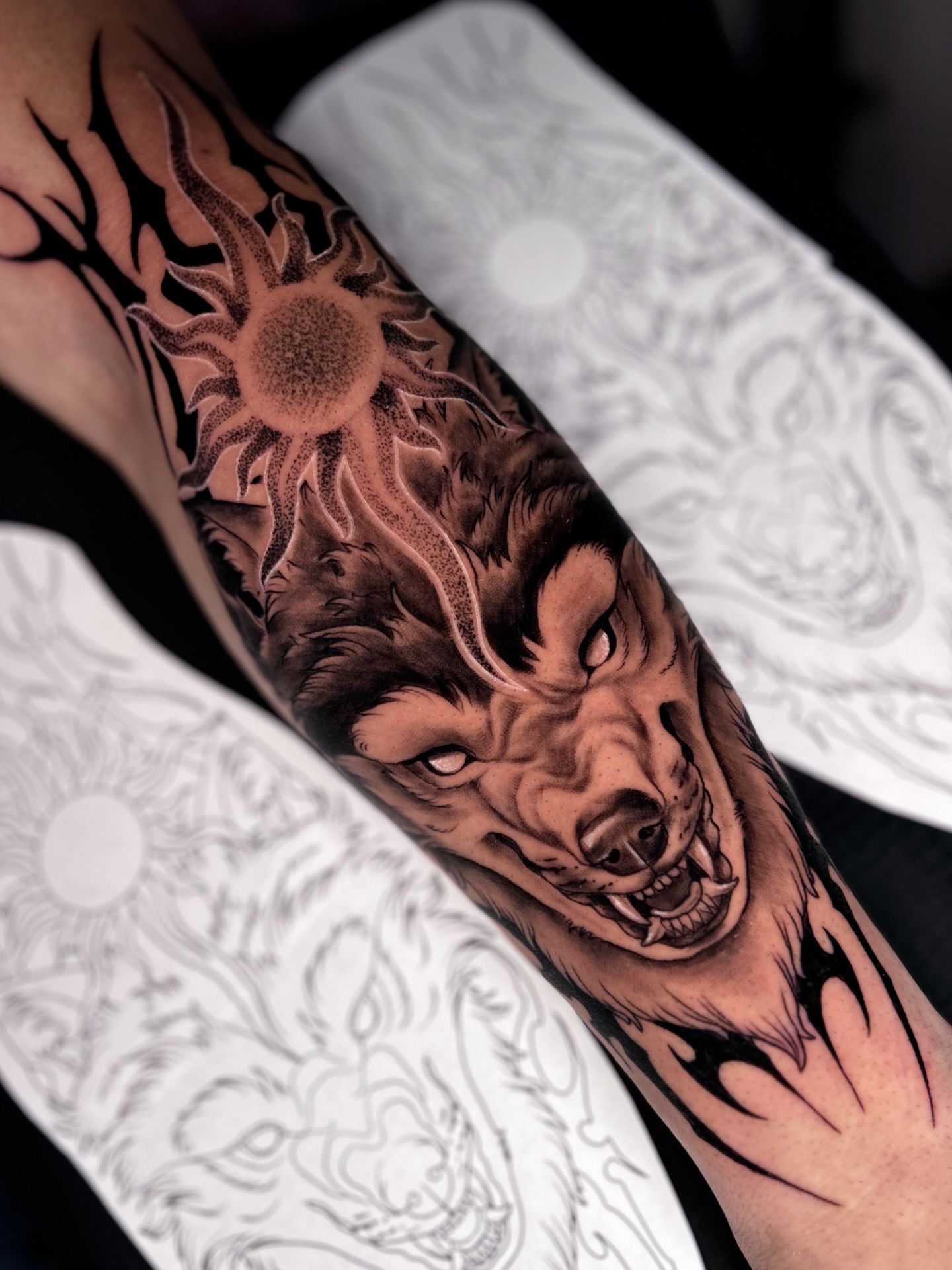 Tattoo by @marisolcreative β dark_realism, black_and_grey