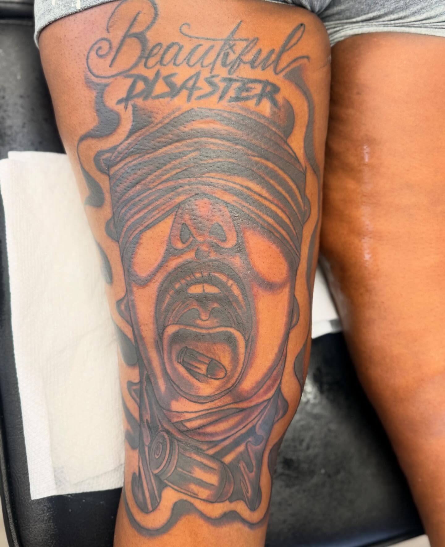 Tattoo by @ink_by_tyga — dark_realism