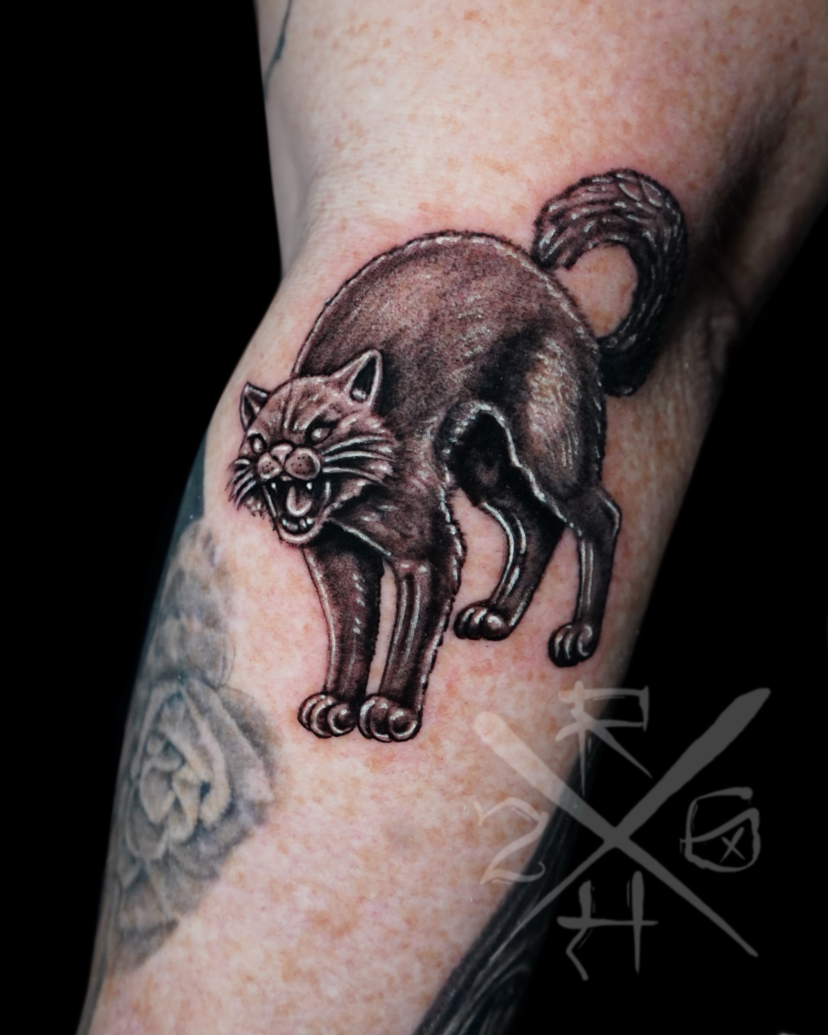 Tattoo by @ryan_hammond — black_and_grey