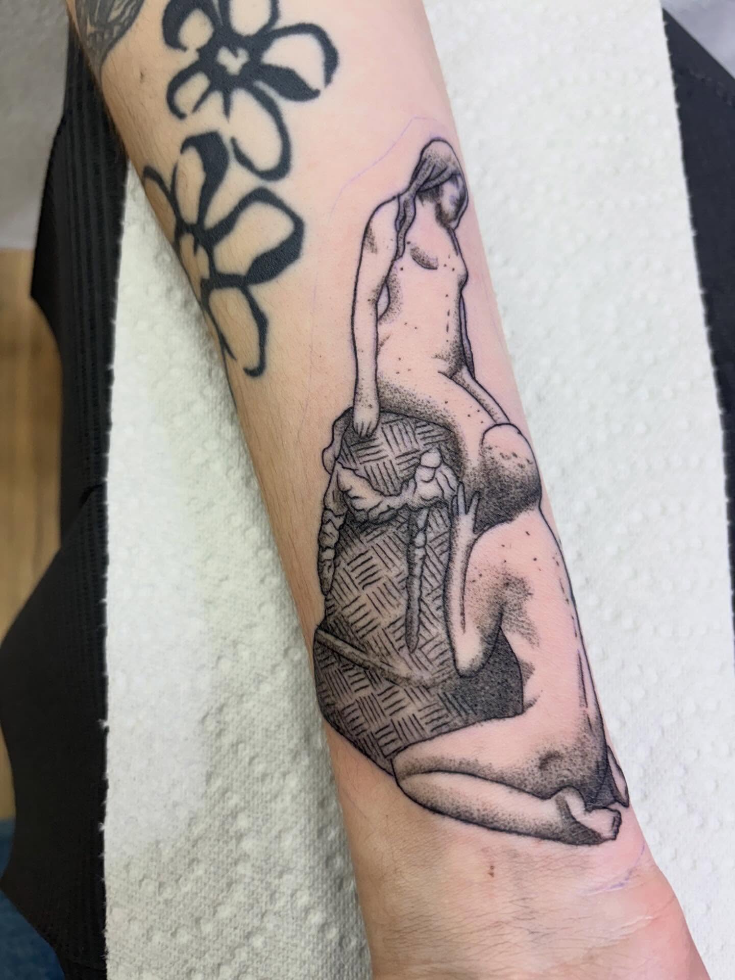 Tattoo by @jayytattoos_ — dotwork