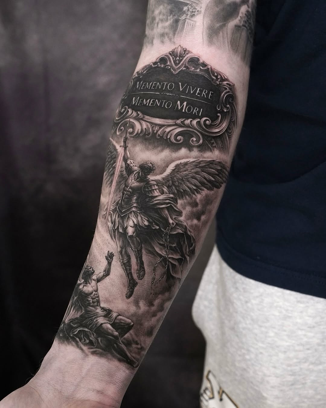 Tattoo by @sean_tattoos — realism, black_and_grey