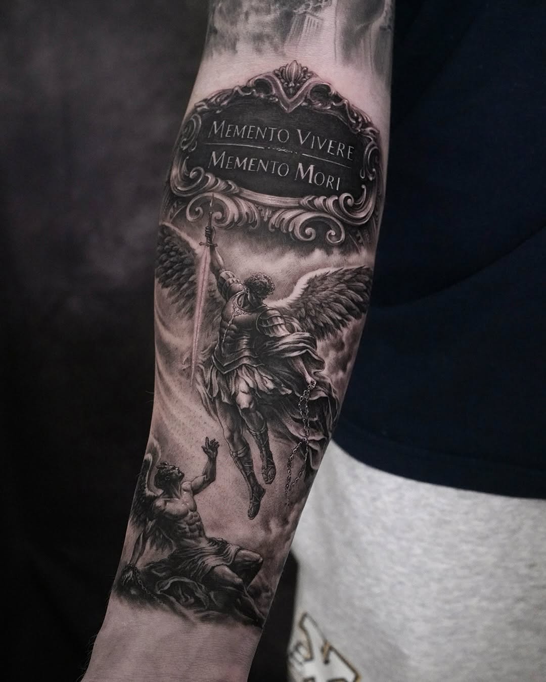 Tattoo by @sean_tattoos — realism, black_and_grey