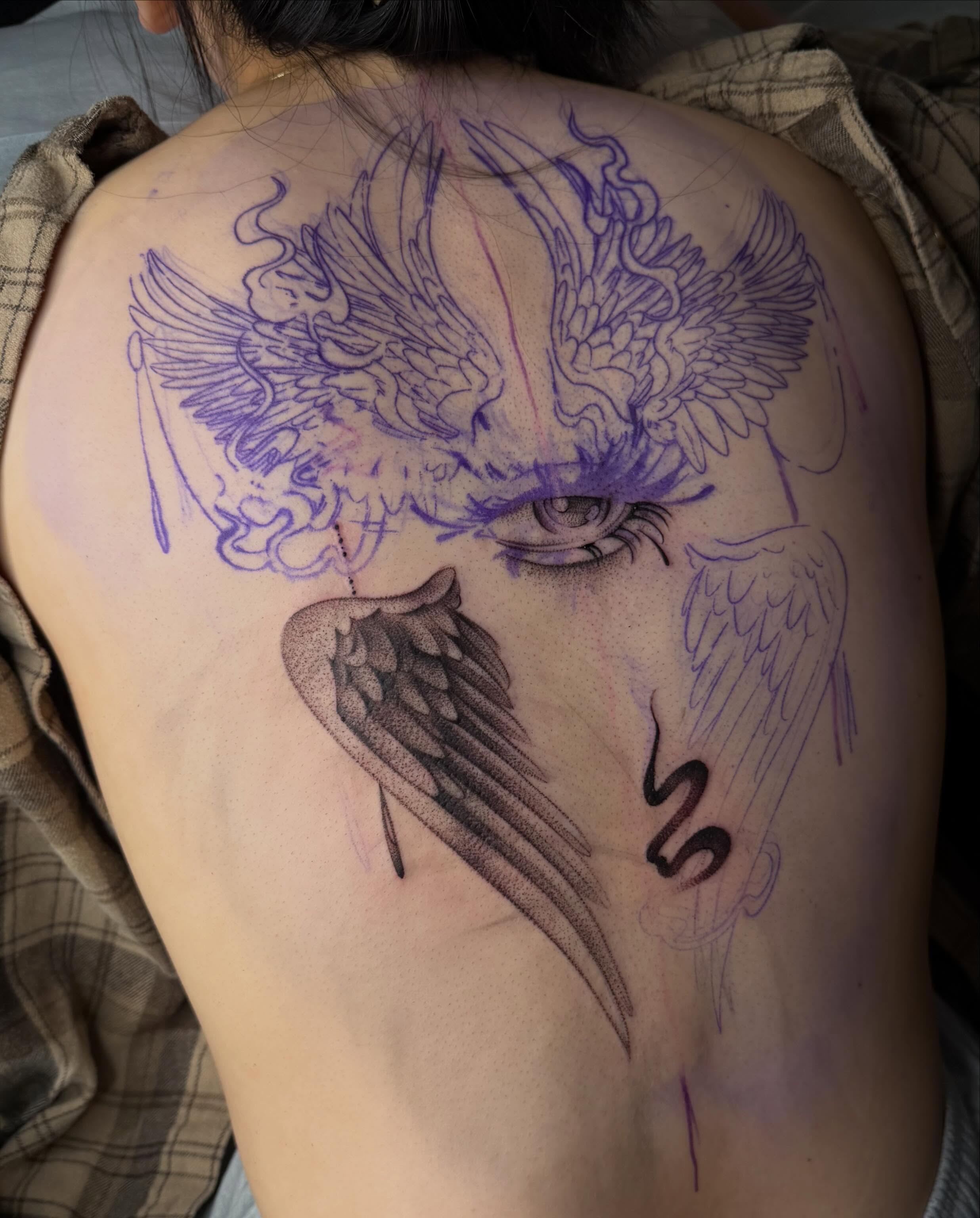 Tattoo by @maggieangulotattoo — realism, dotwork