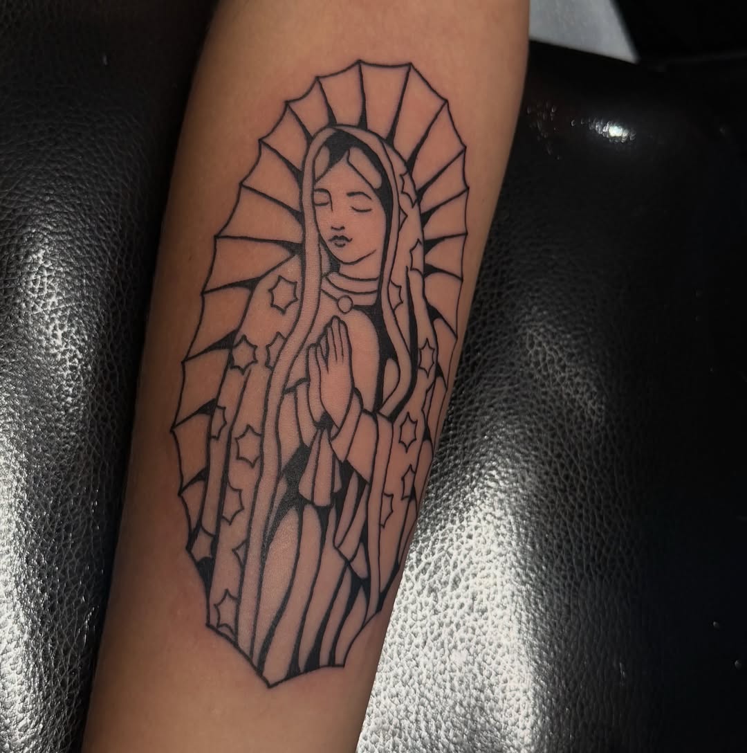 Tattoo by @sarahbobbyart — chicano
