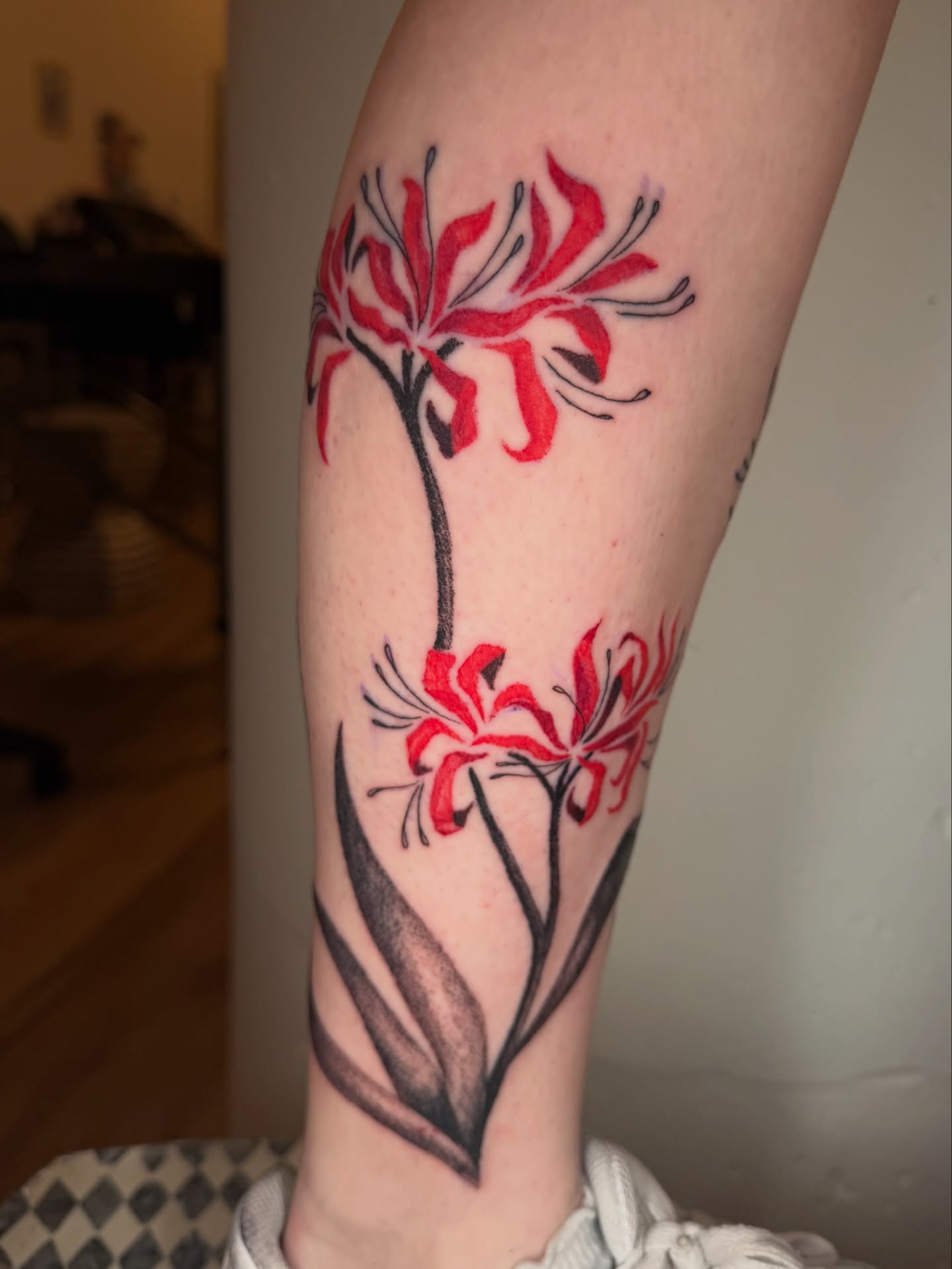 Tattoo by @thepinklady.tattoos — black_and_grey