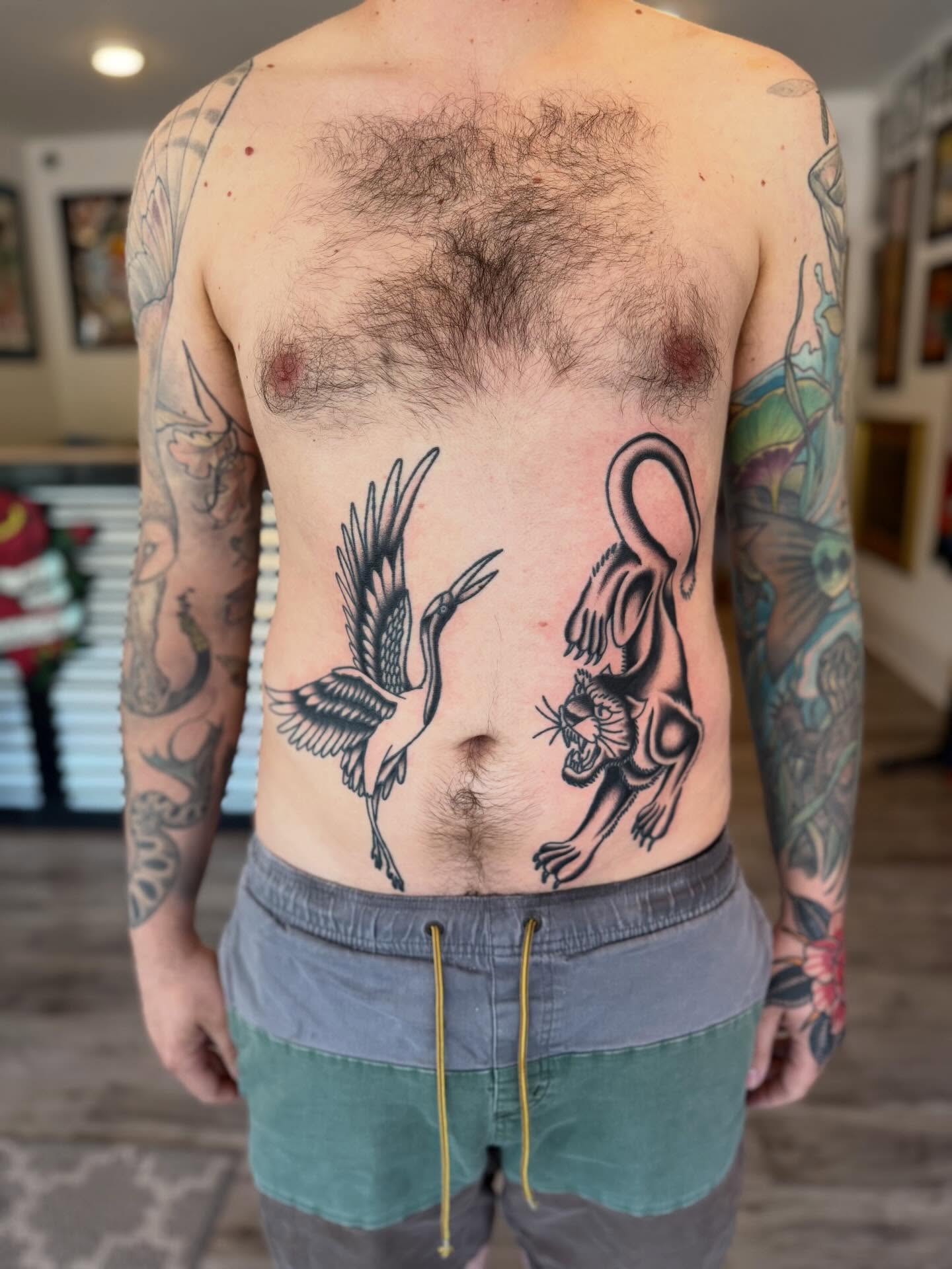 Tattoo by @lafacetattoos — black_and_grey