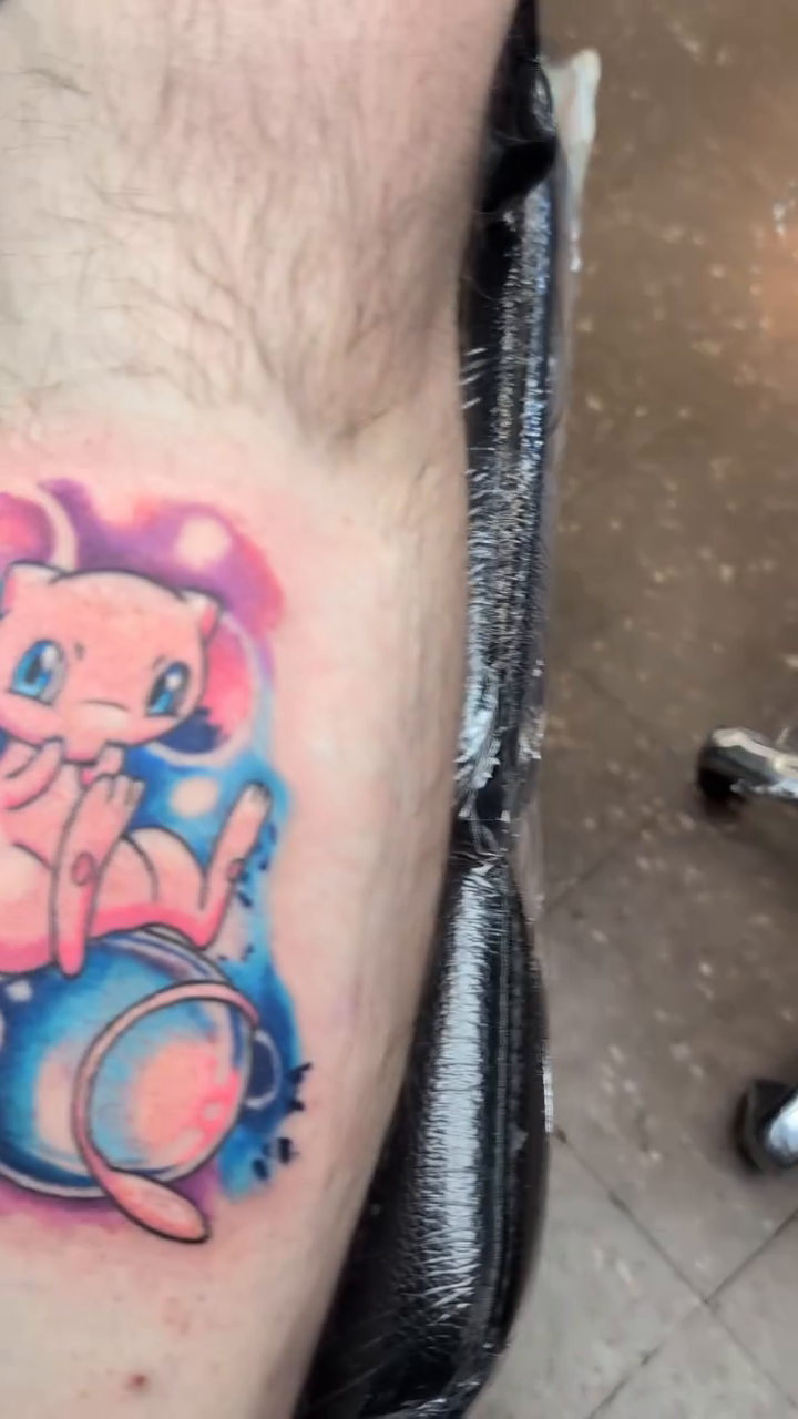 Tattoo by @benceciltattoos — anime, watercolor