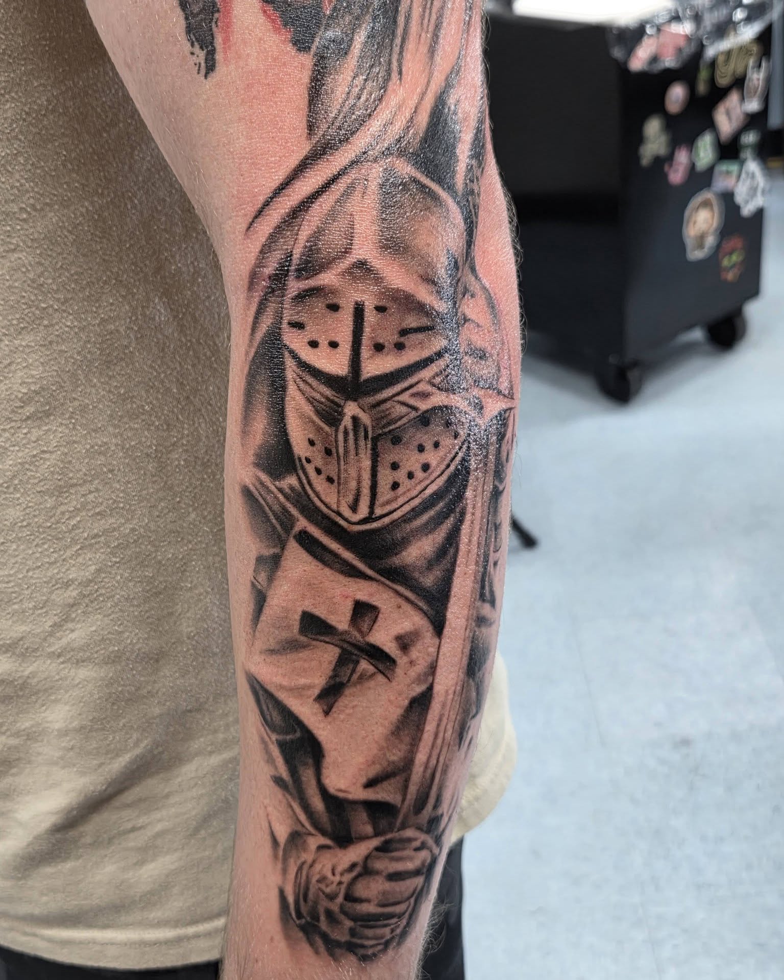 Tattoo by @ryanmartin_tattoos — black_and_grey, realism