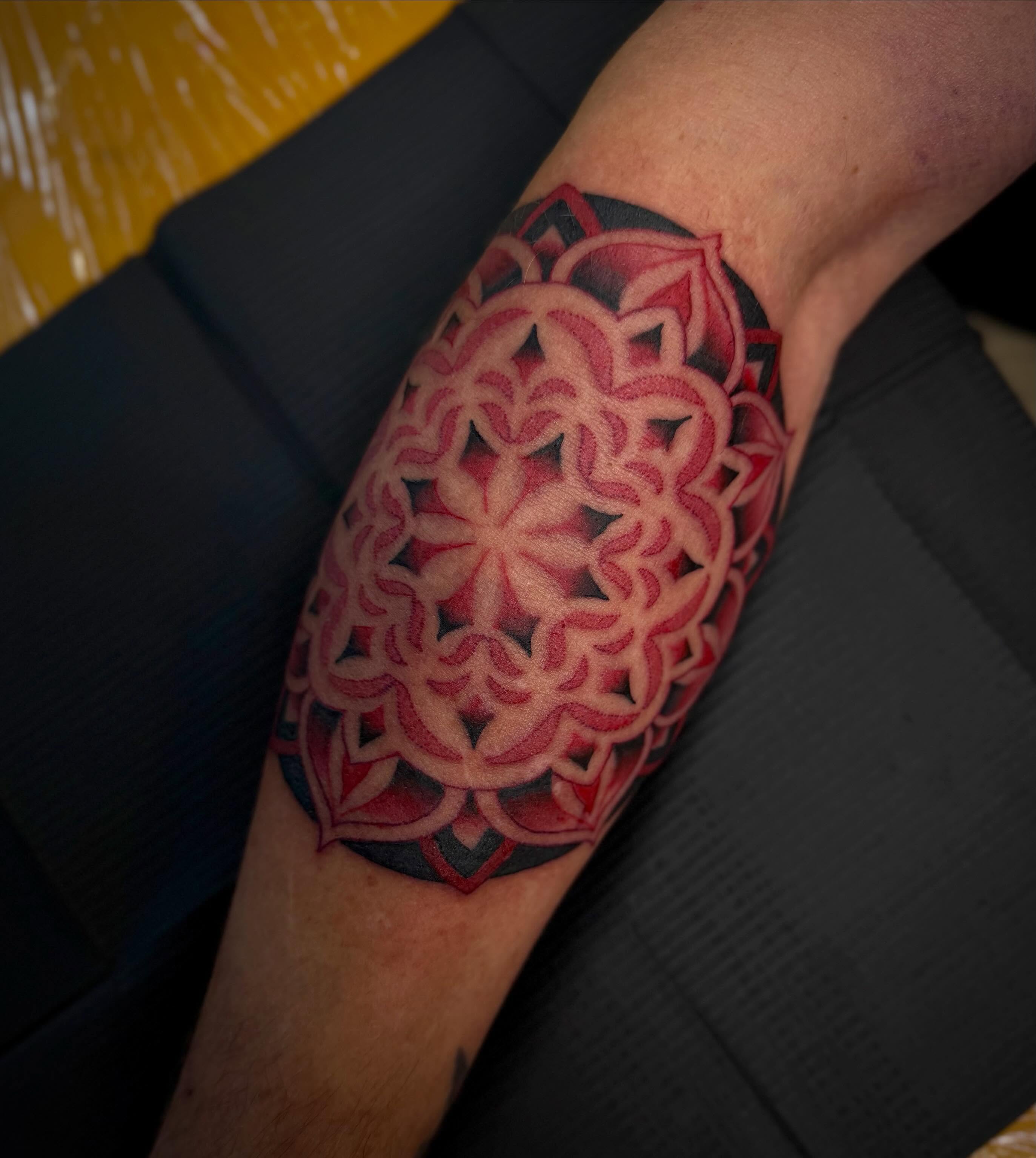 Tattoo by @electricladyink — geometric