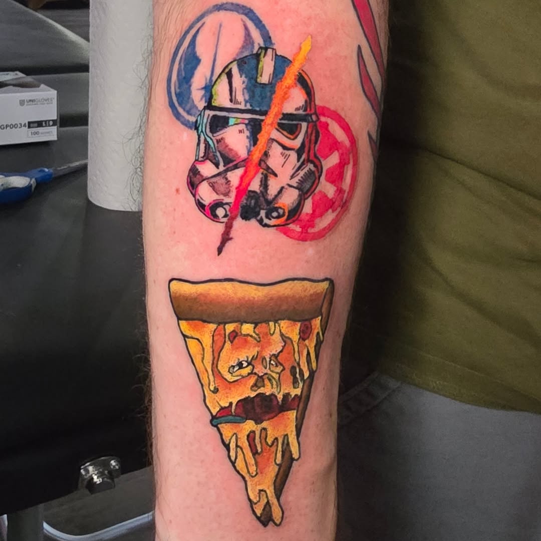 Tattoo by @dragonrock_tattoos — watercolor, realism