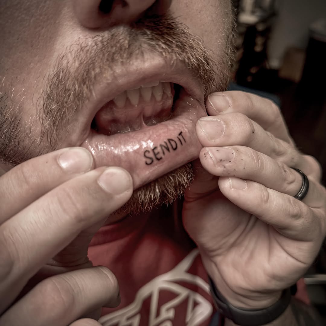 Tattoo by @linework_lacey — lettering_script