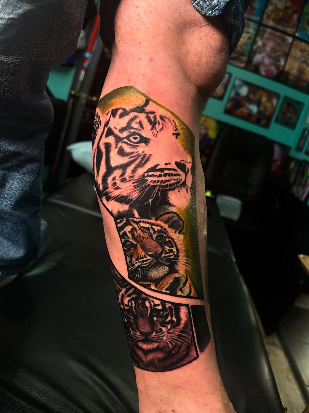 Tattoo by @daggerface_toon — realism, black_and_grey