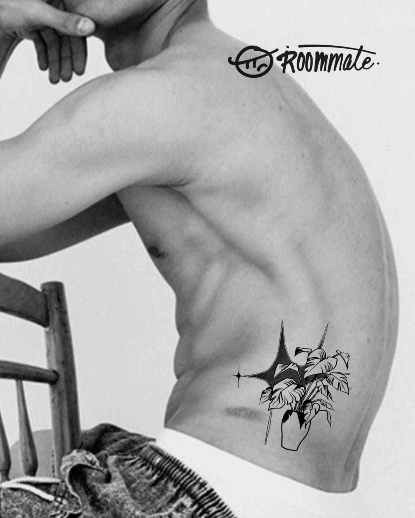 Tattoo by @roommate_tat — black_and_grey