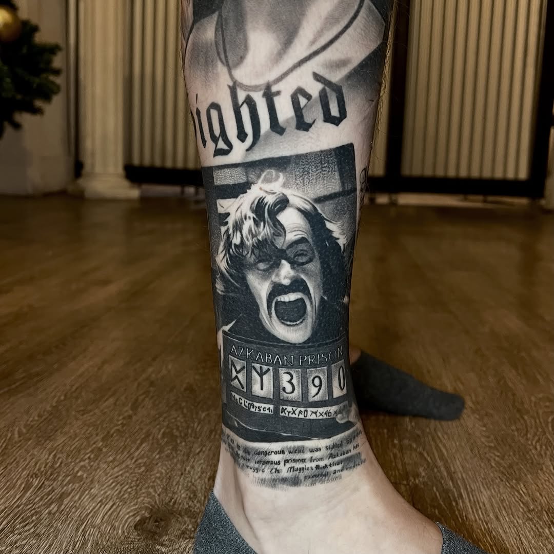 Tattoo by @tattoobilljohenning — realism, black_and_grey