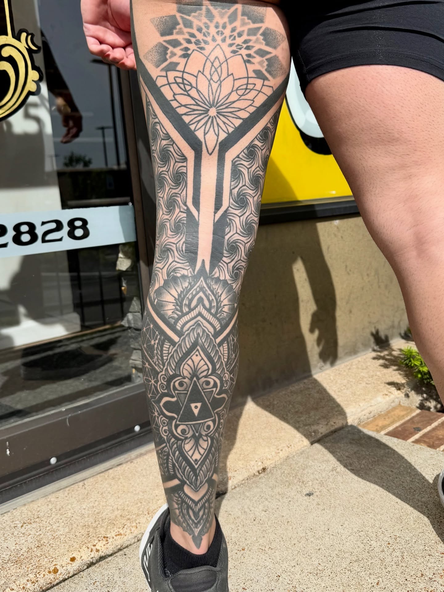 Tattoo by @artbyb_sitc — geometric