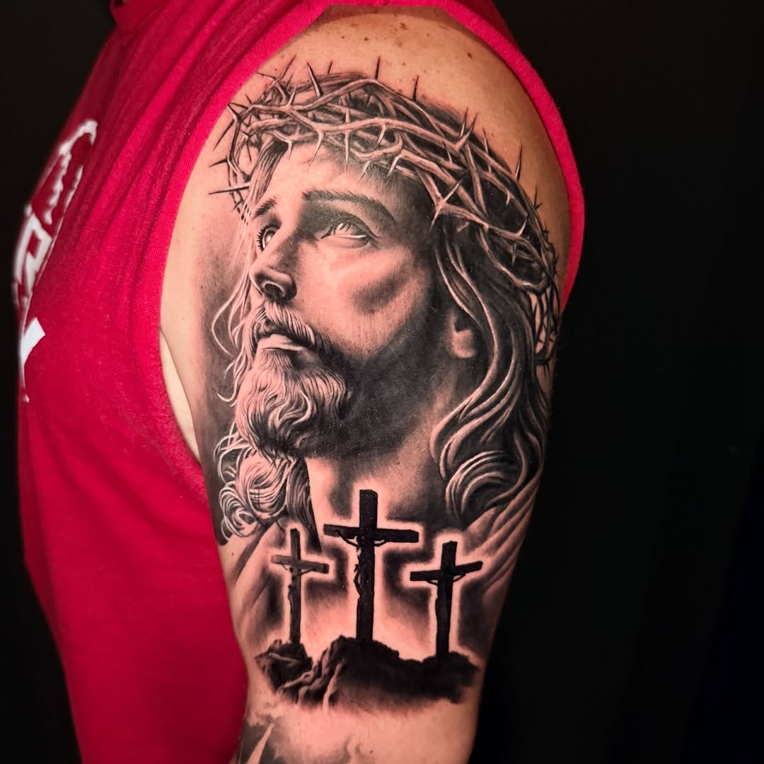 Tattoo by @tattoosbyzack β realism, black_and_grey