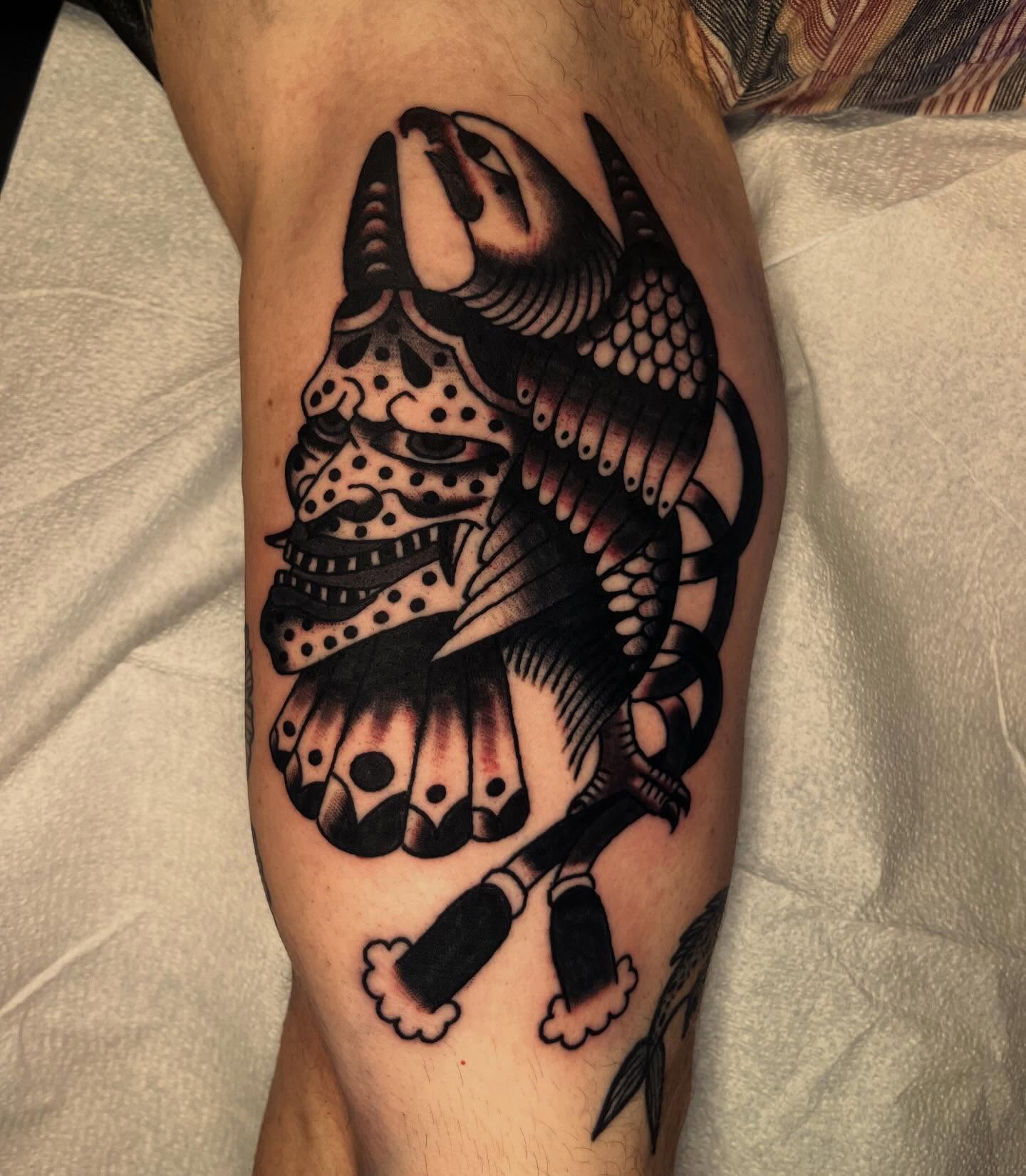 Tattoo by @mustyrattats โ american_traditional