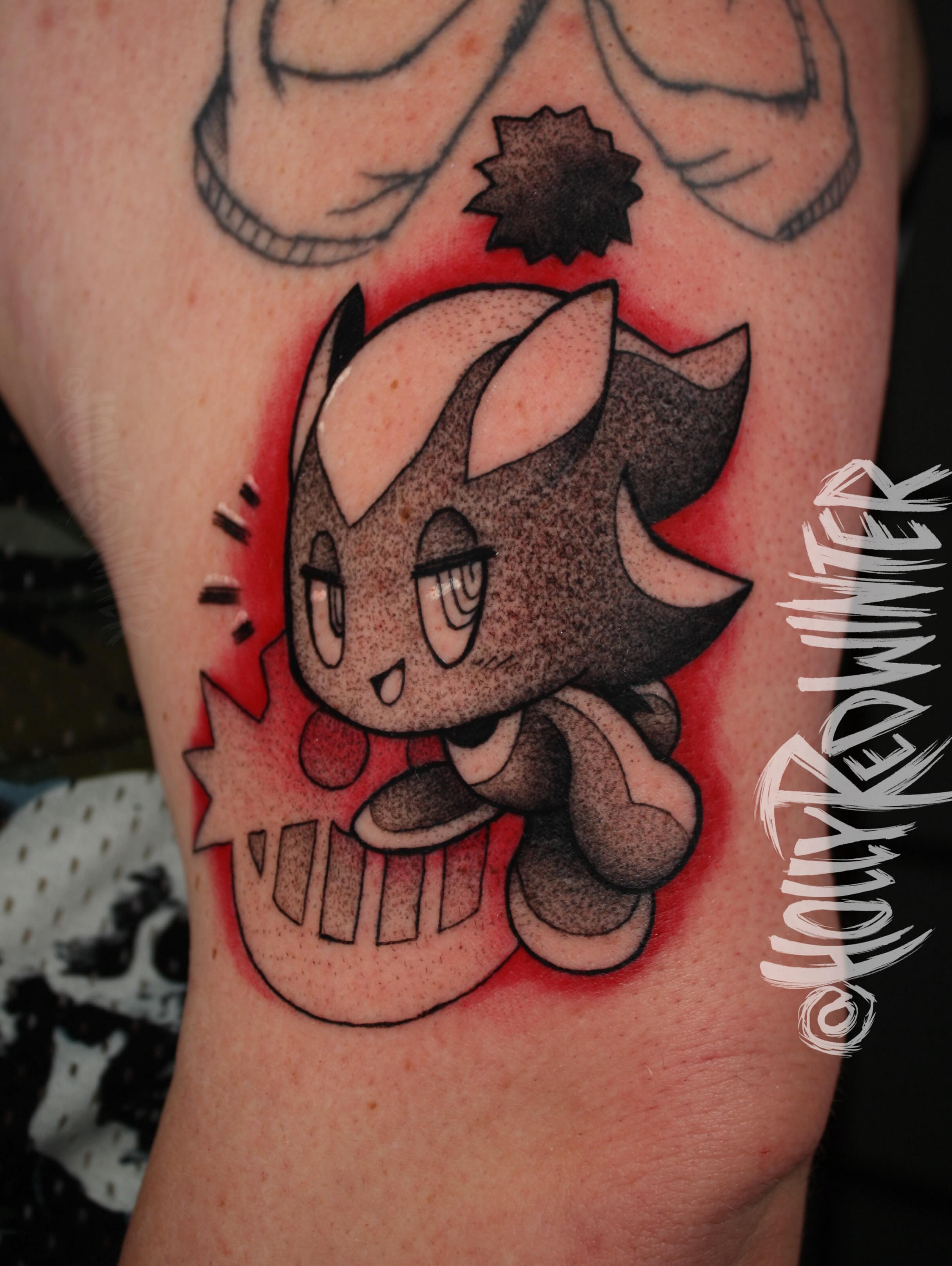 Tattoo by @hollyredwinter — dotwork