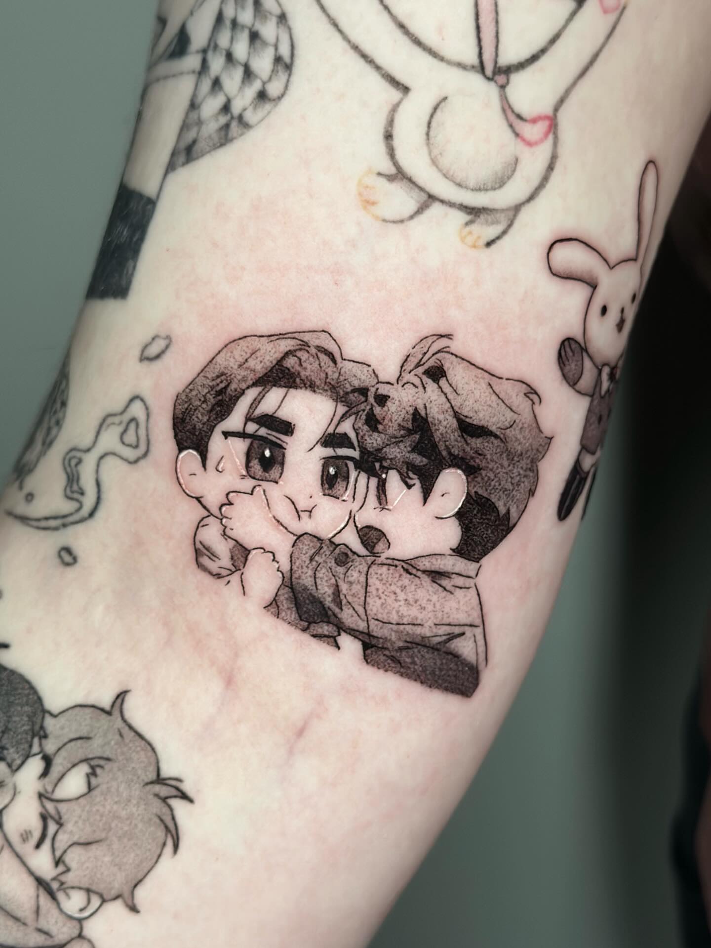 Tattoo by @kkimnida — anime