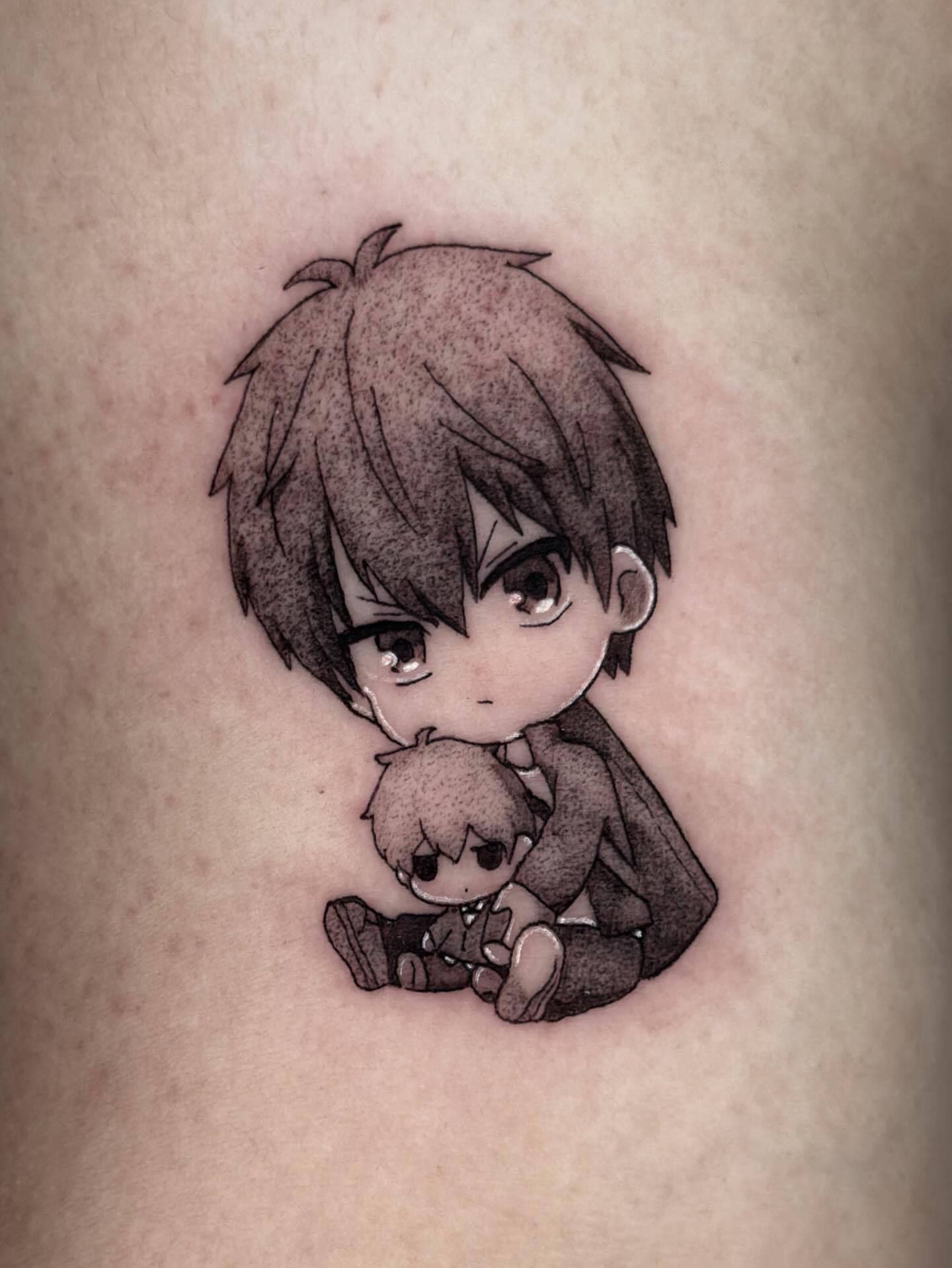 Tattoo by @kkimnida — anime