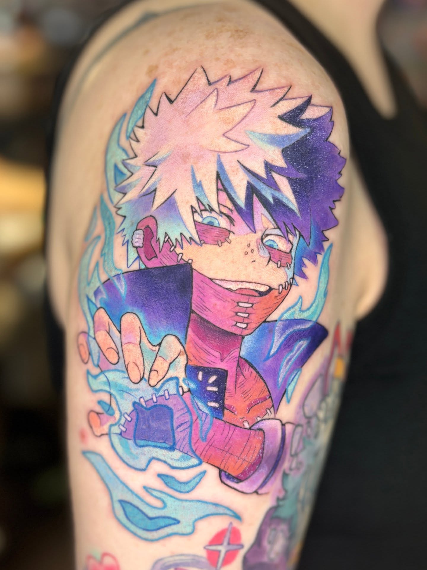 Tattoo by @voidheart.tattoo — anime