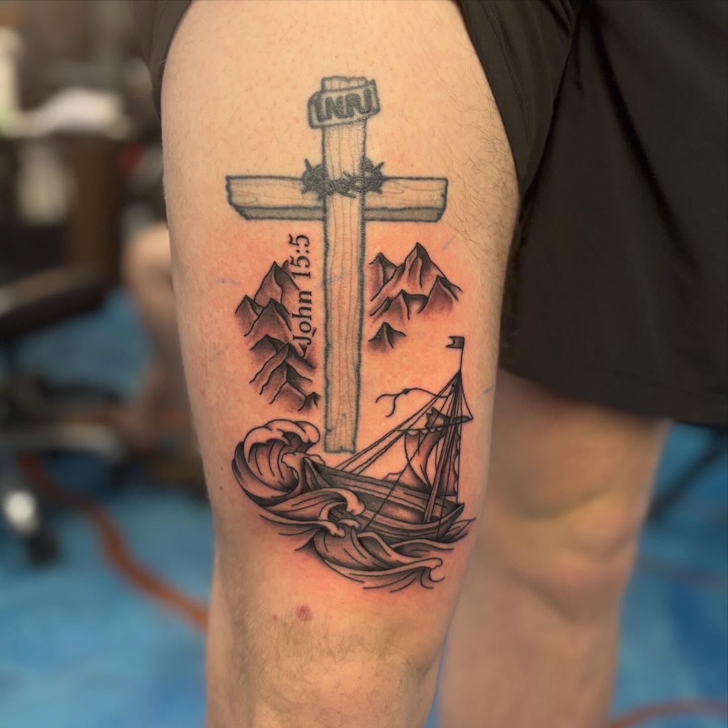 Tattoo by @camsykestattoos — black_and_grey